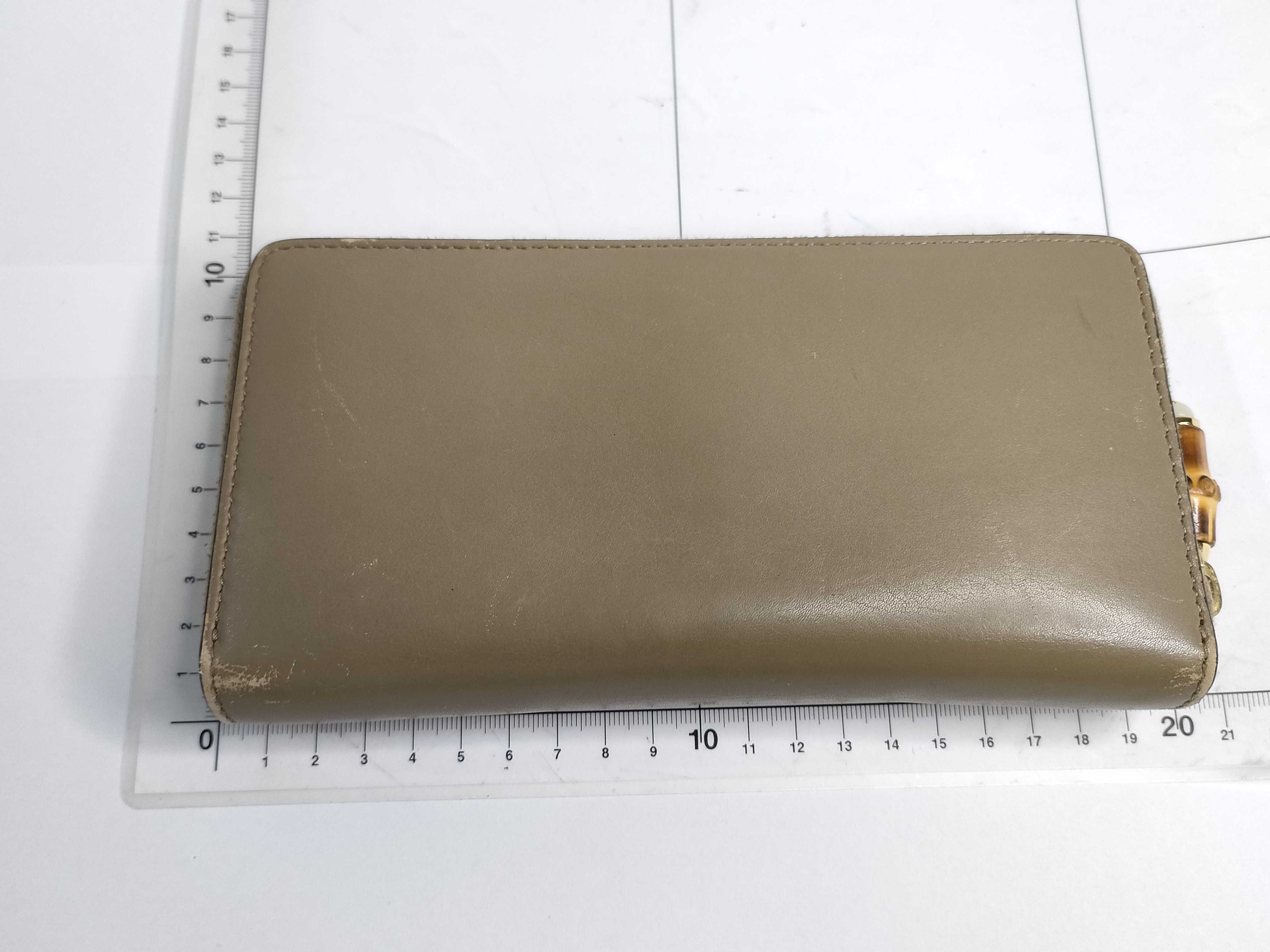 Bamboo Leather Wallet Bamboo Long Wallet — view 2