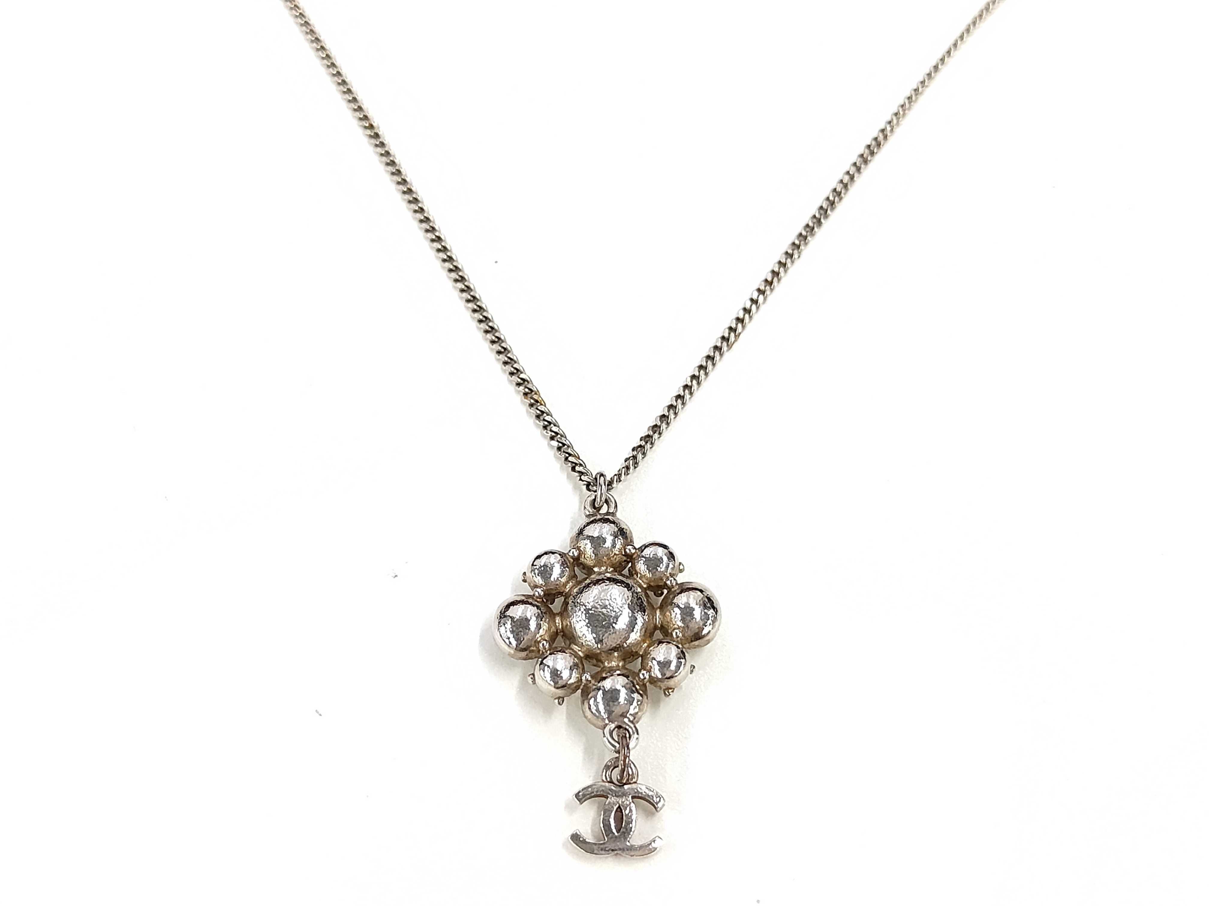 Coco Mark Necklace GP x Rhinestone 11V Necklace — view 2