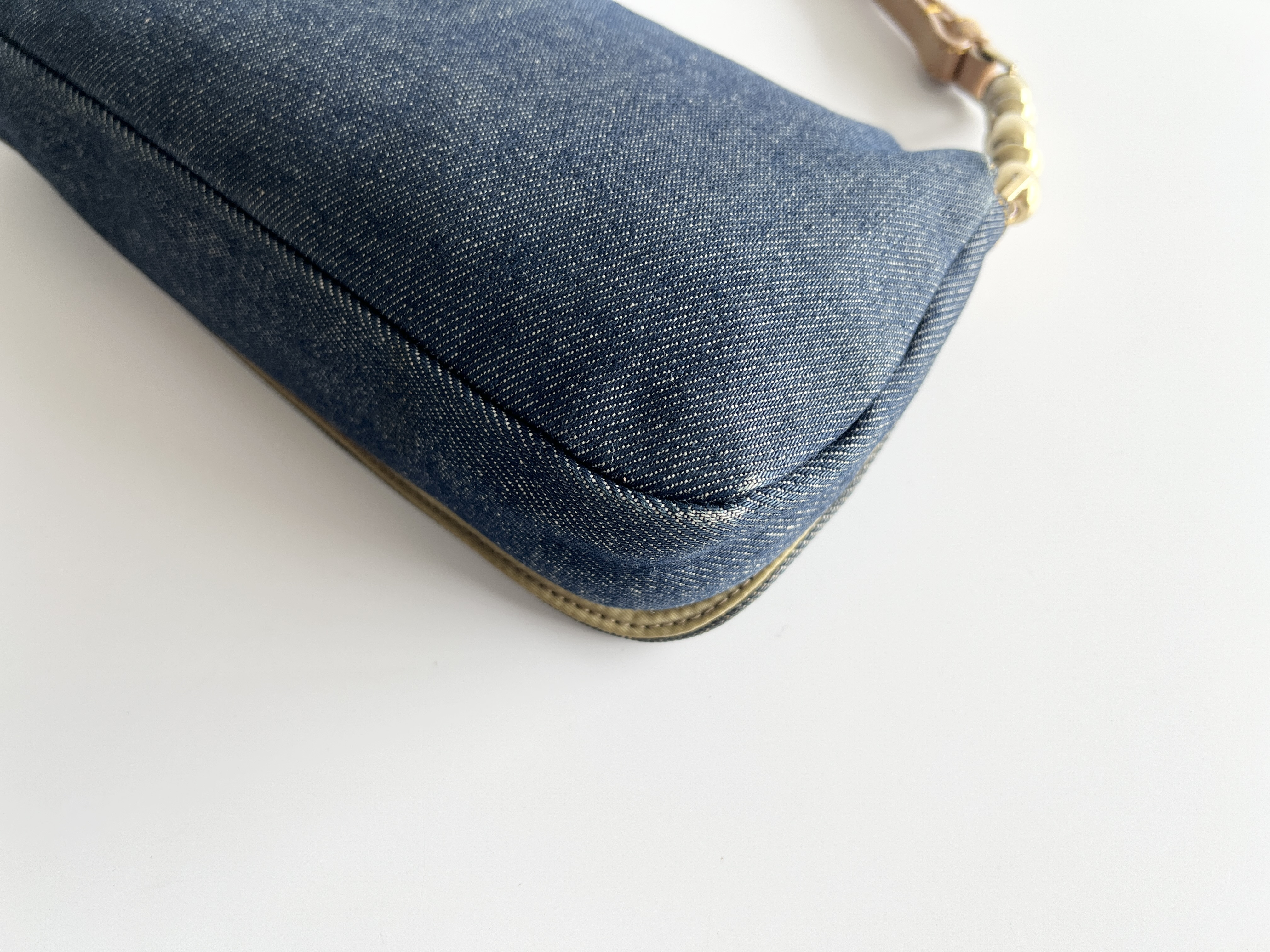 Maris Pearl Denim Accessory Pouch One Shoulder Bag Handbag Shoulder Bag — view 13
