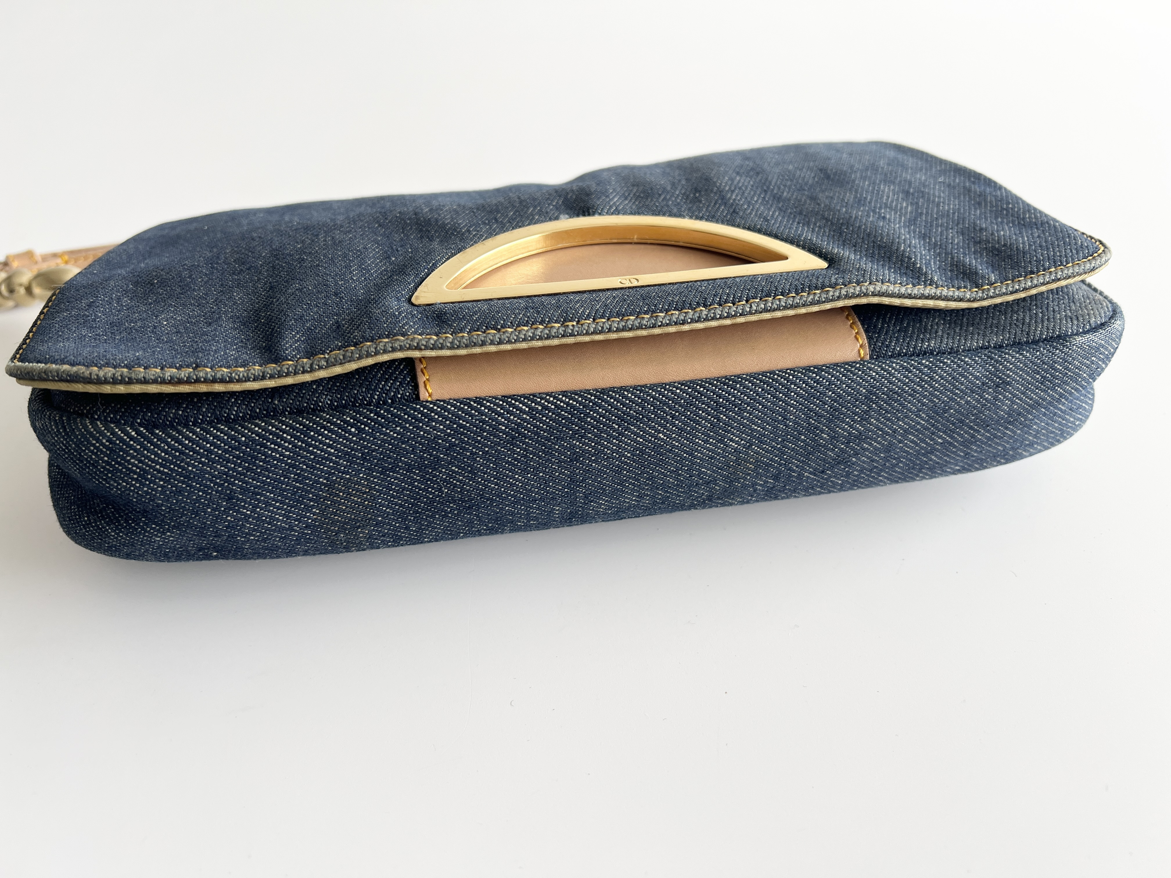 Maris Pearl Denim Accessory Pouch One Shoulder Bag Handbag Shoulder Bag — view 14
