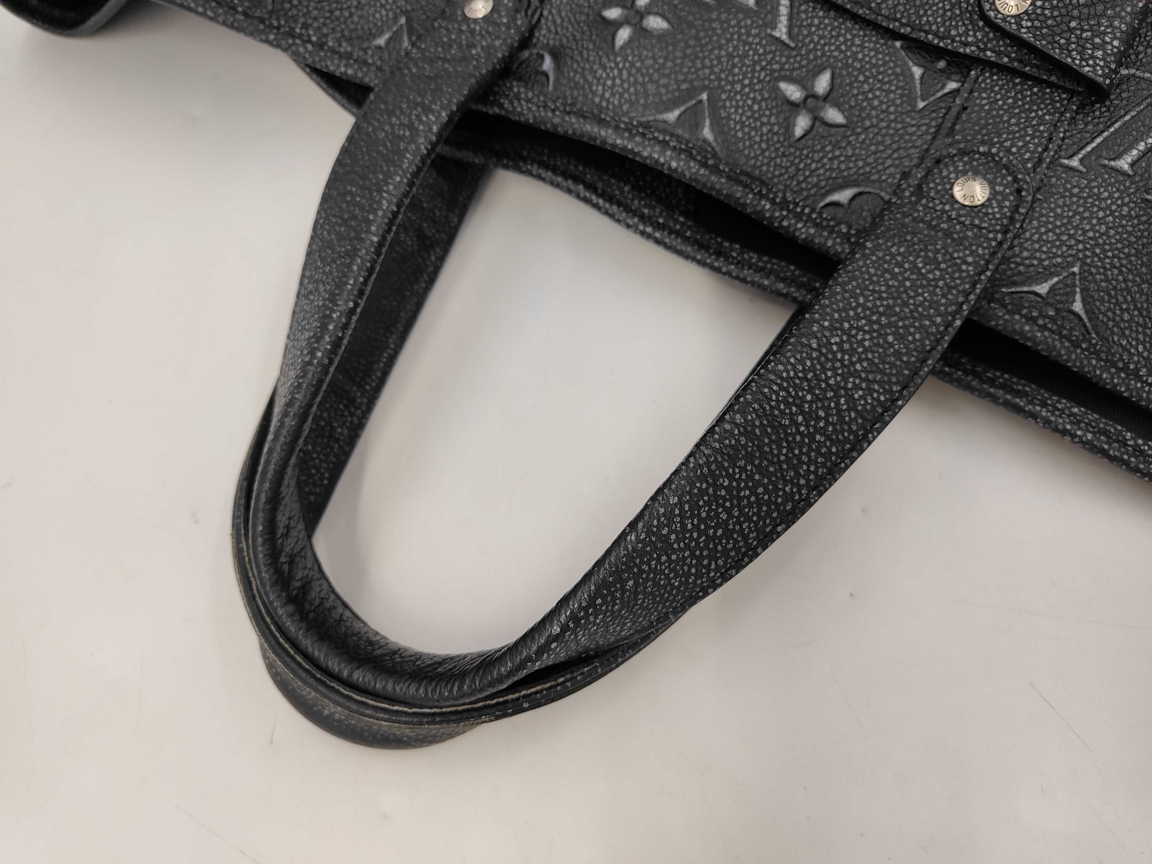 Monogram Cowhide Trolley Tote M21371 Black IC Tote Bag — view 5