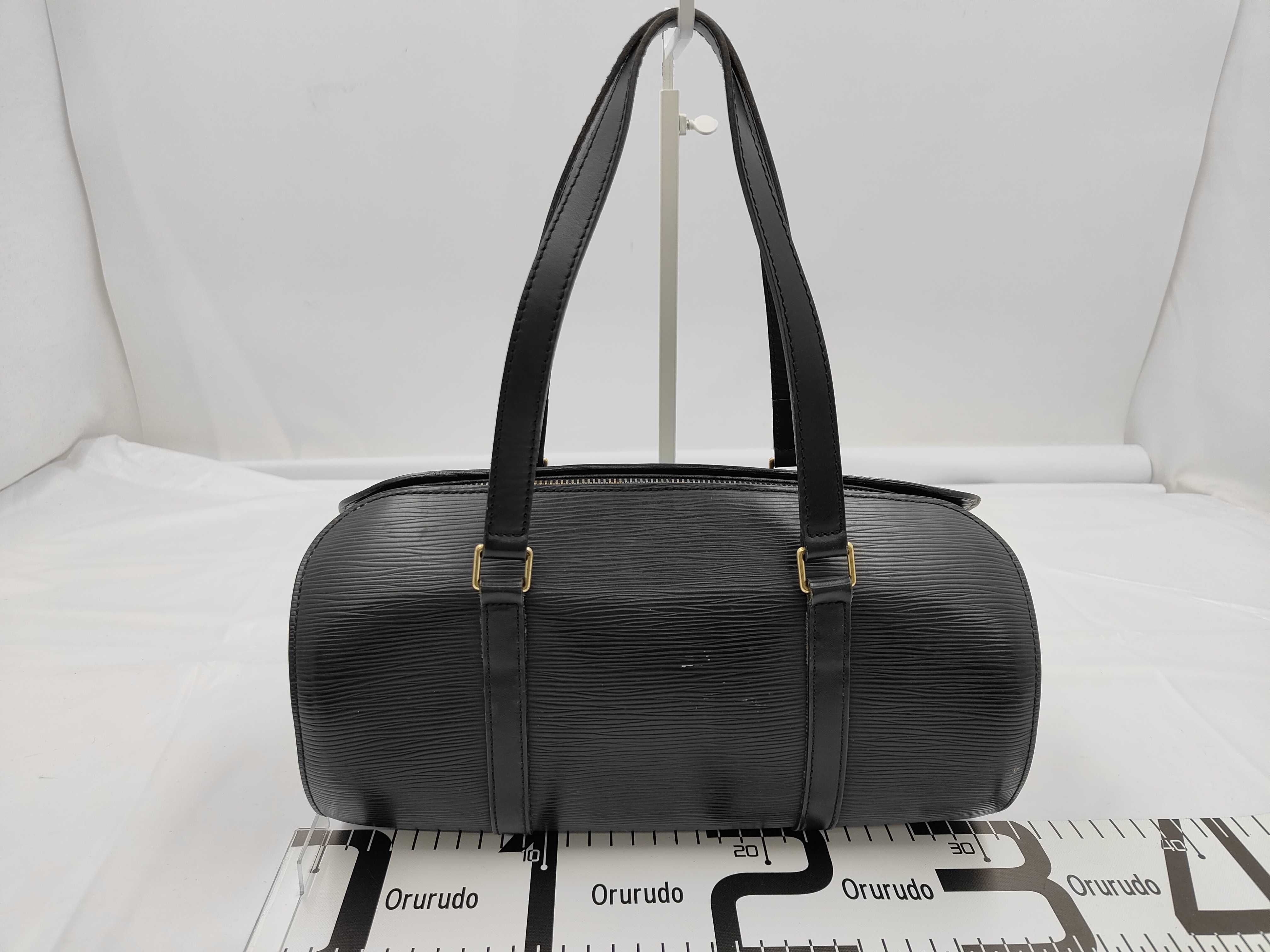Epi Louis Vuitton Epi Soufflot M52222 Noir Black Handbag — view 2