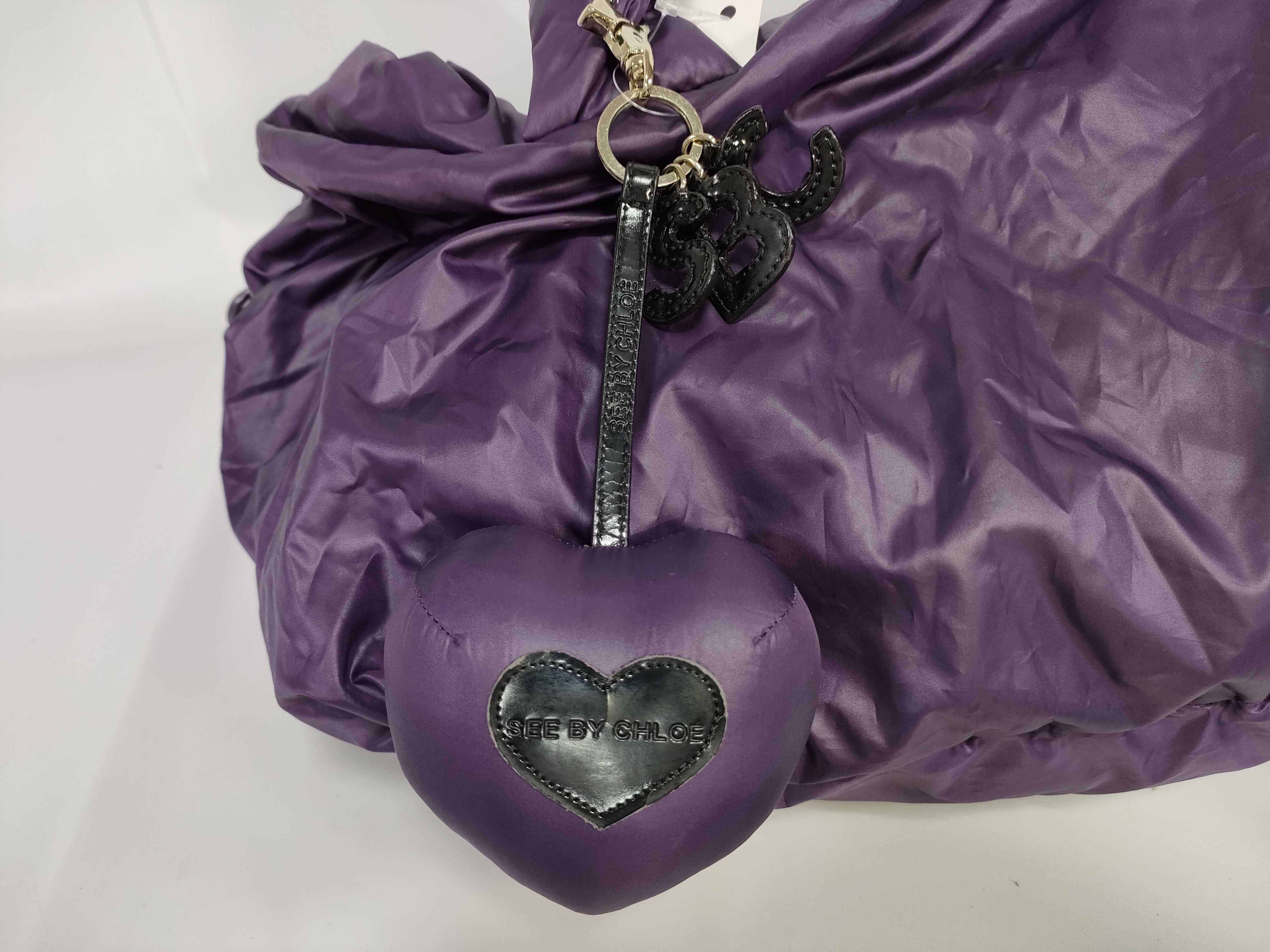 SEE BY CHLOE Nylon Bag, Purple Handbag — view 6