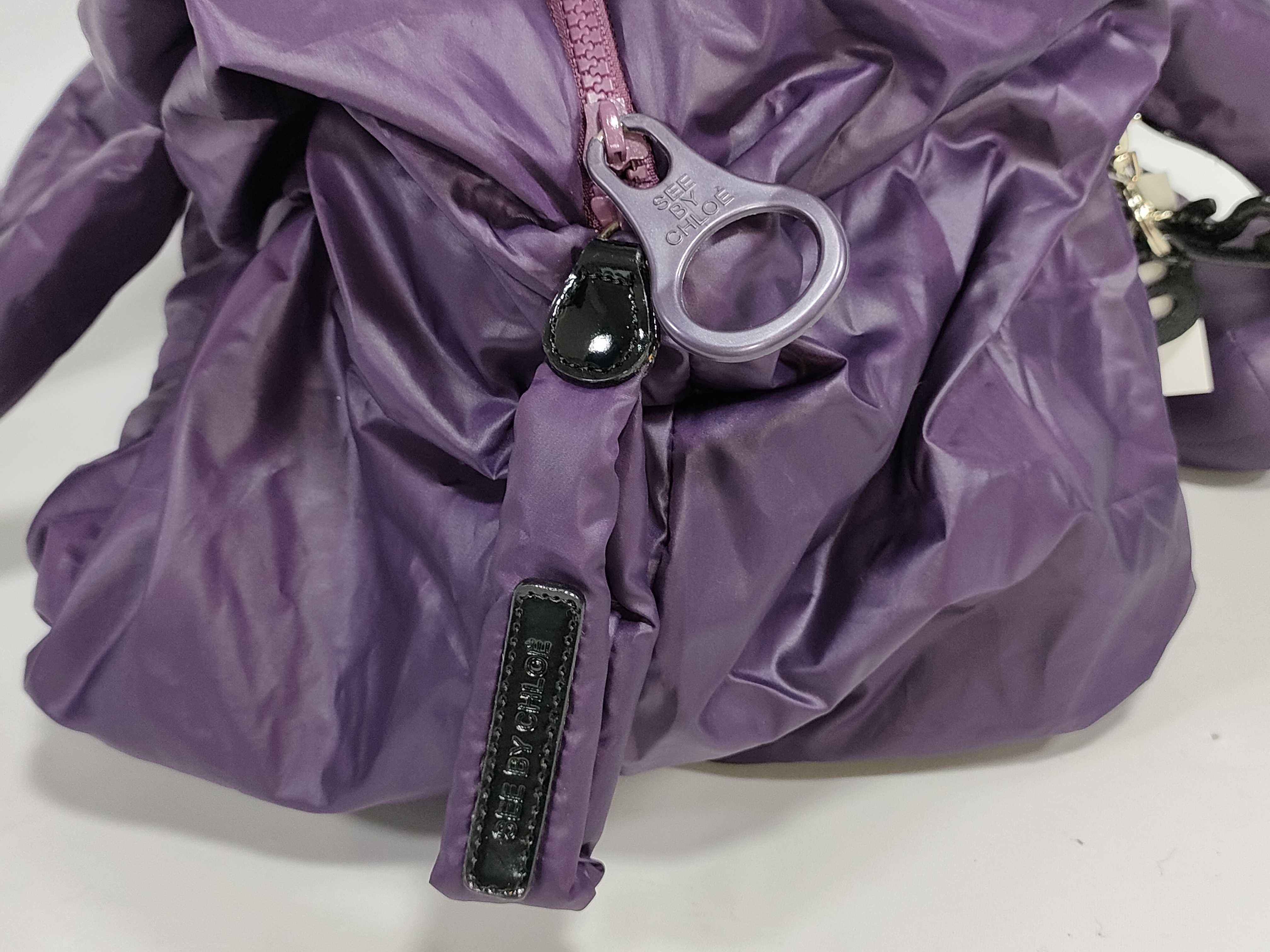 SEE BY CHLOE Nylon Bag, Purple Handbag — view 10