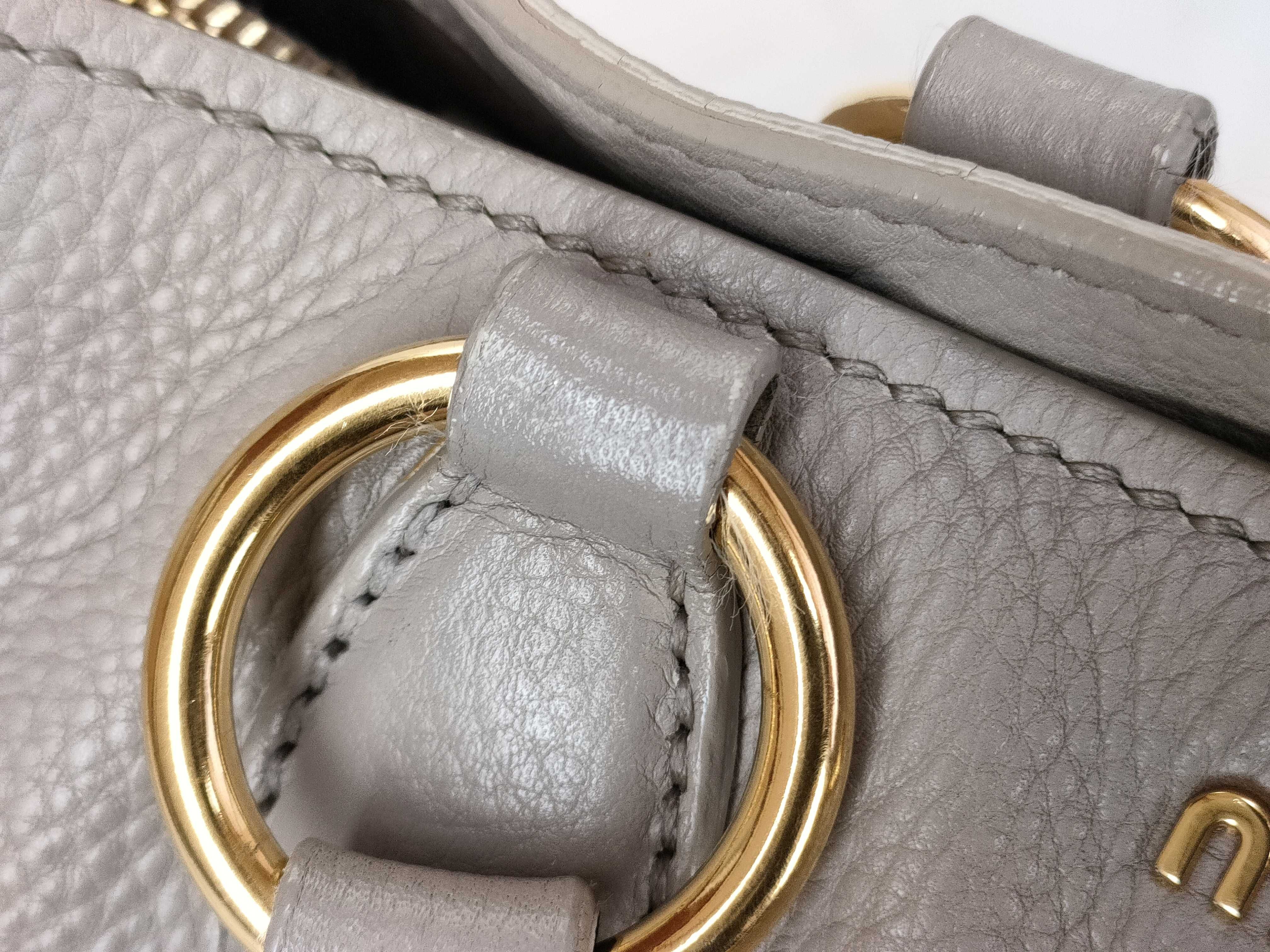 Vitello Luxe One-Shoulder Bag Tote Bag Gathered Tote Bag — view 5