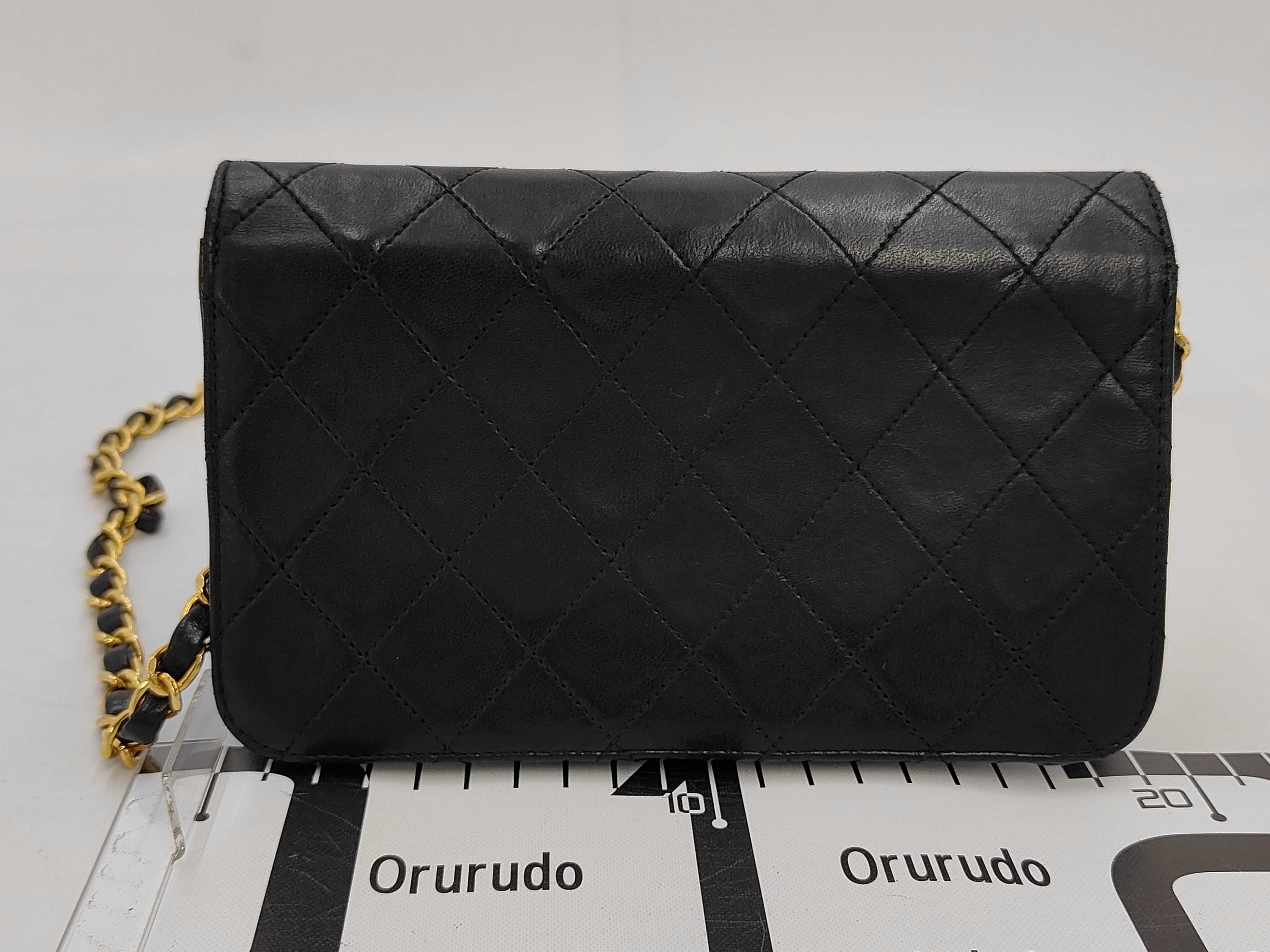 Matelassé Push-Lock Shoulder Bag, Black with Gold Hardware, Series 4, Chain, with Card and Seal. — view 2