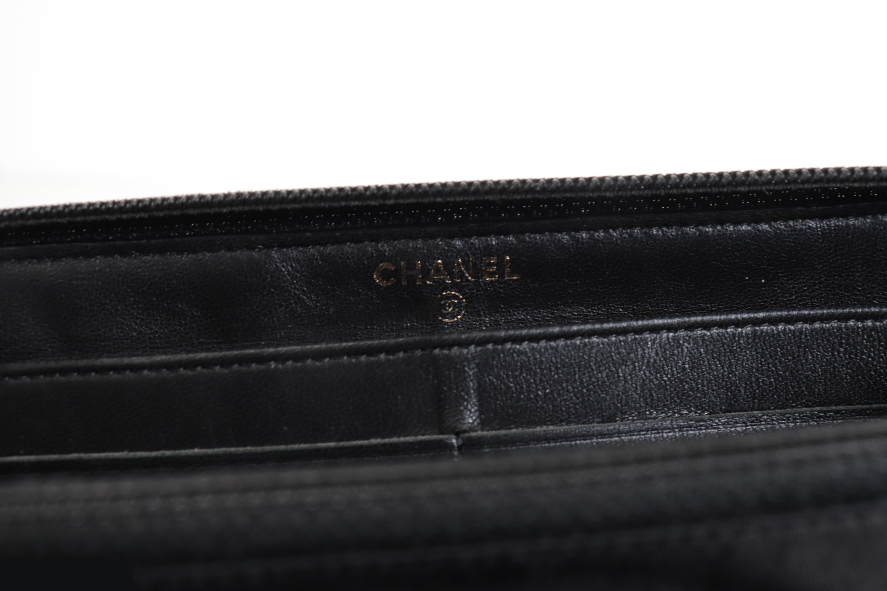 Boy Chanel Lambskin Long Wallet — view 5