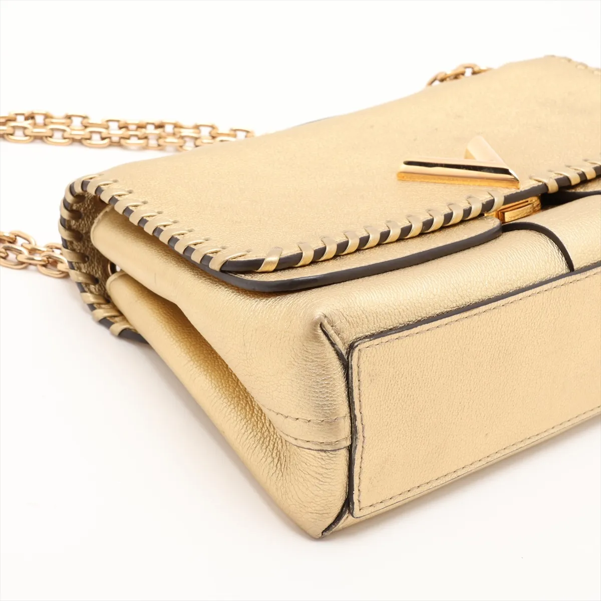 LV Logo Very Chain Bag M43202 FO3177 Gold — view 4