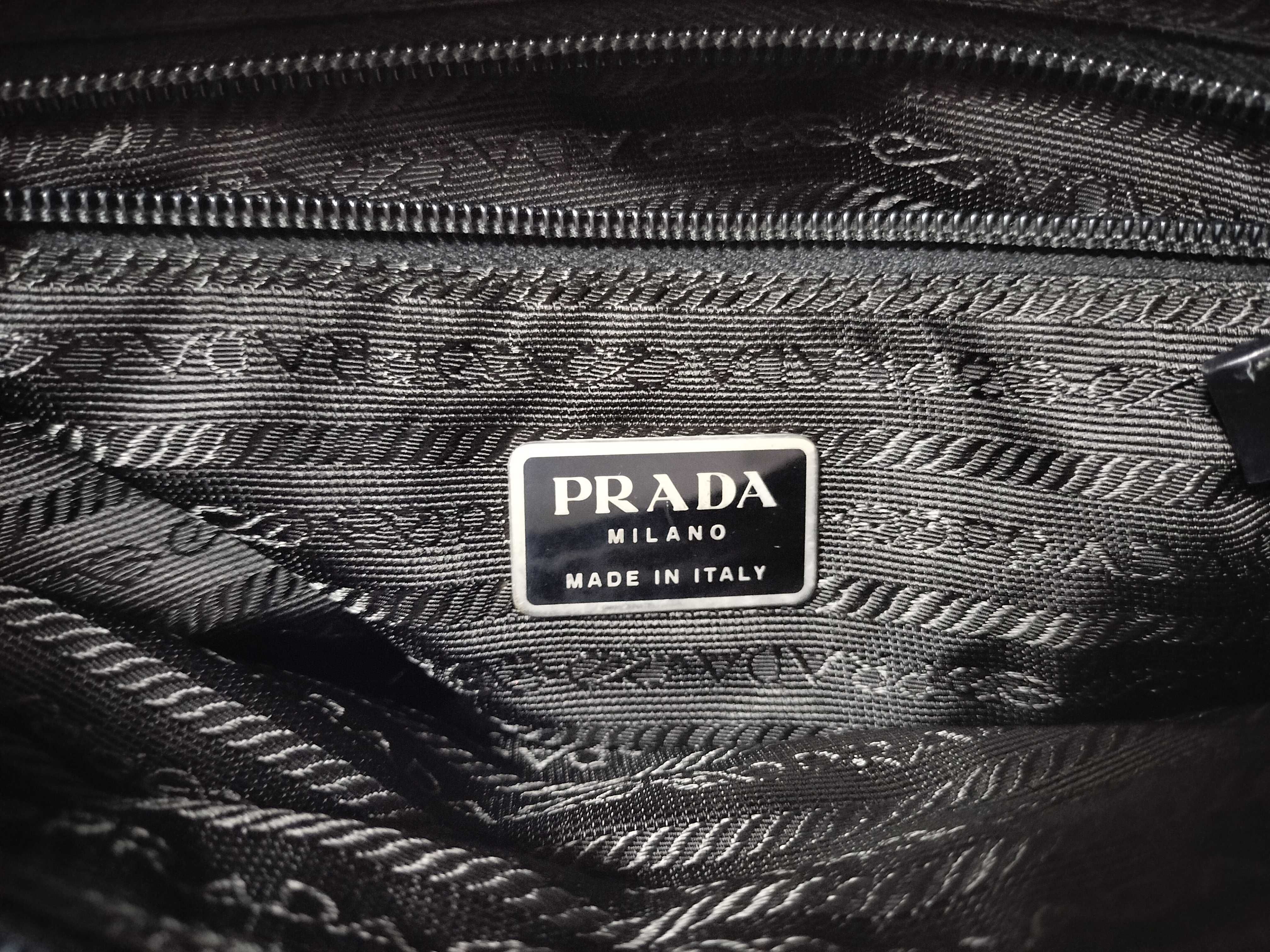 Nylon Shoulder Bag, Black Shoulder Bag — view 13