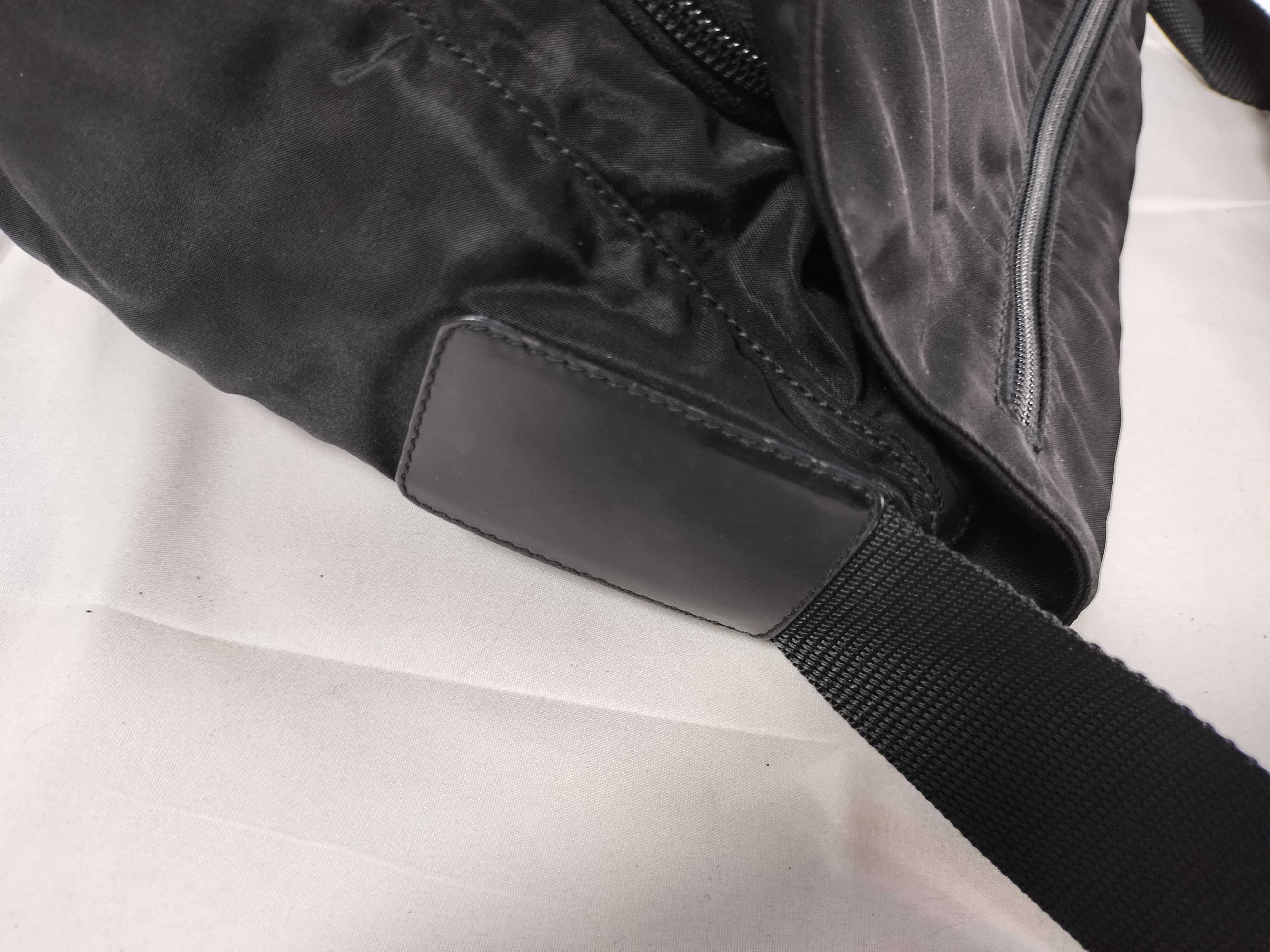 Nylon Shoulder Bag, Black Shoulder Bag — view 5