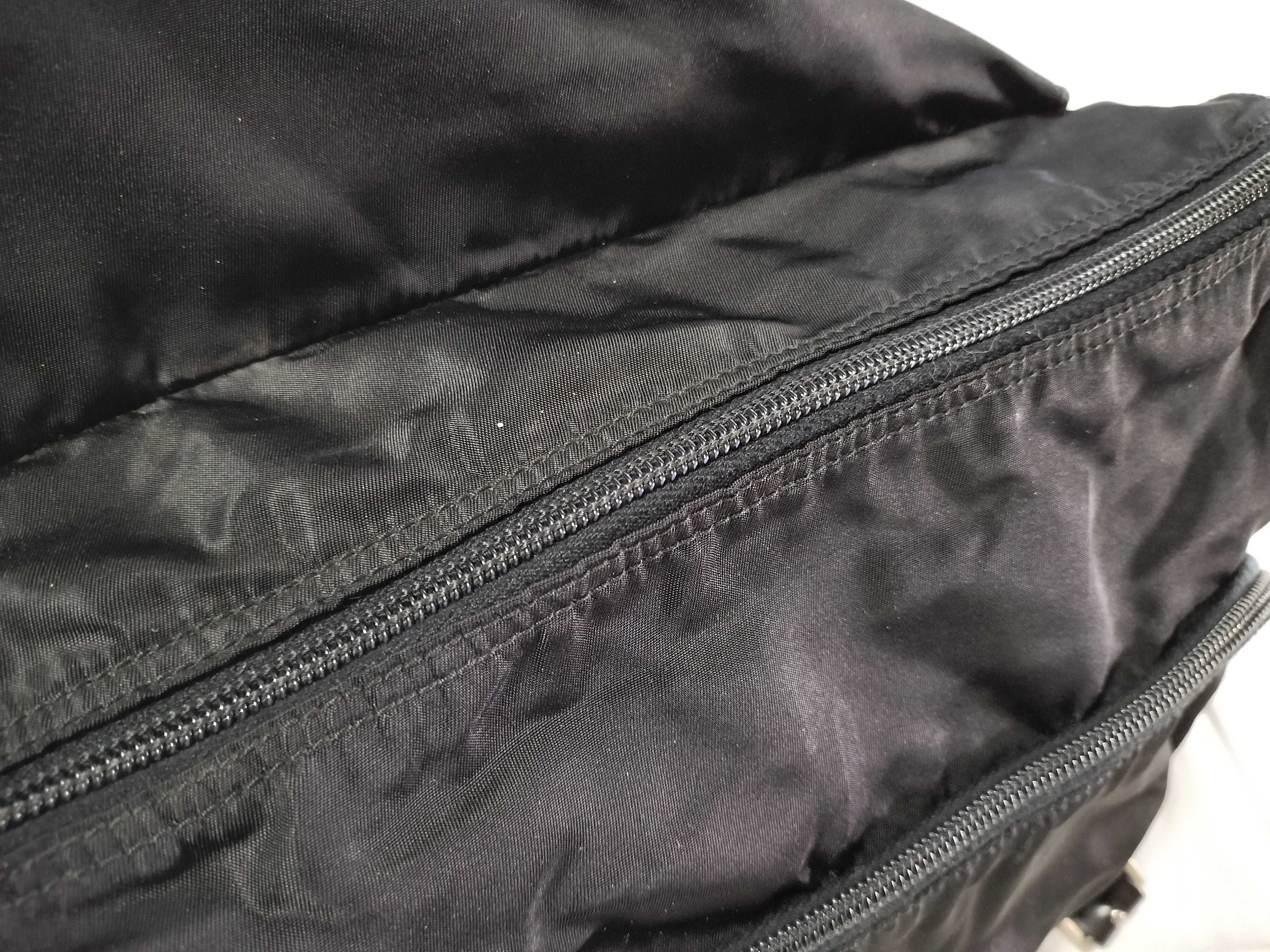 Nylon Shoulder Bag, Black Shoulder Bag — view 9
