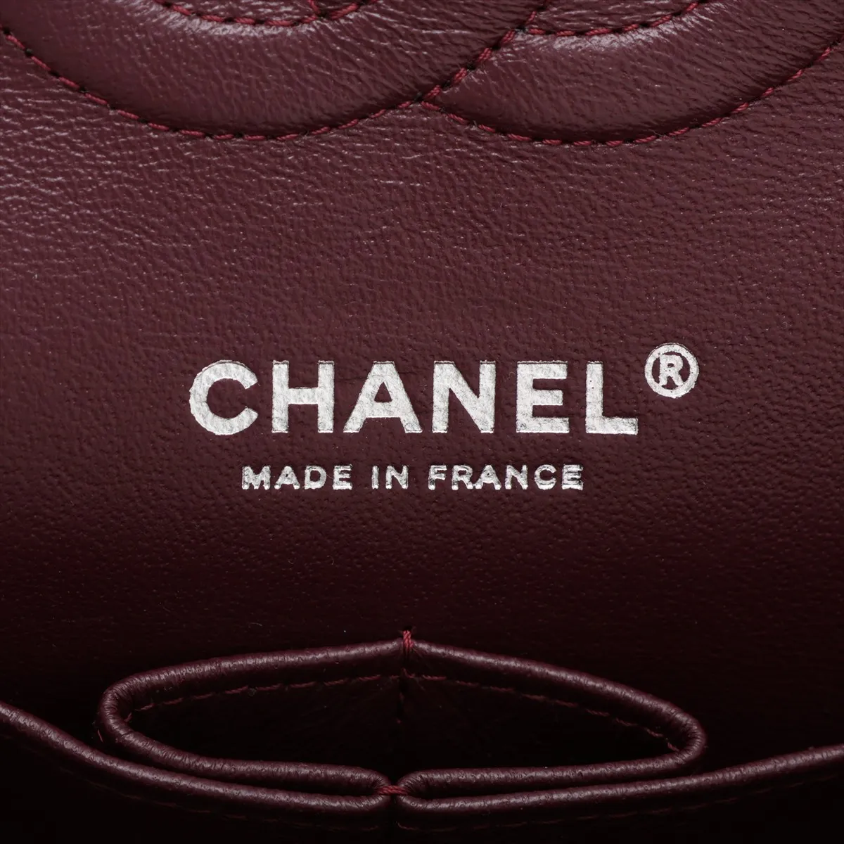 [Individually packaged] Chanel Matelassé 25 Lambskin Double Flap Double Chain Bag, Black with Silver Hardware, 27904126, Serial Number 27, A01112 — view 10