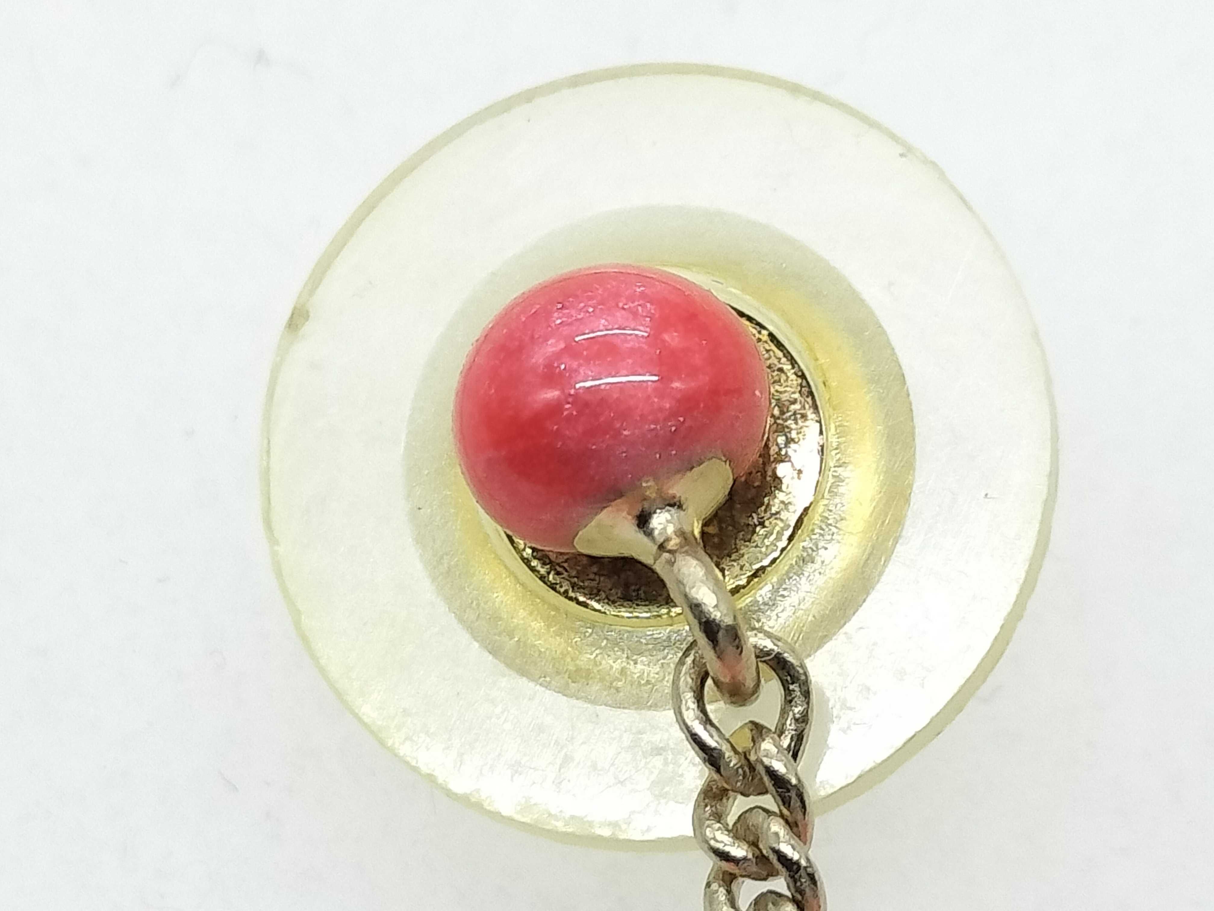 04A Coco Rhinestone Earrings, Pink, Large, 1 Earring — view 3