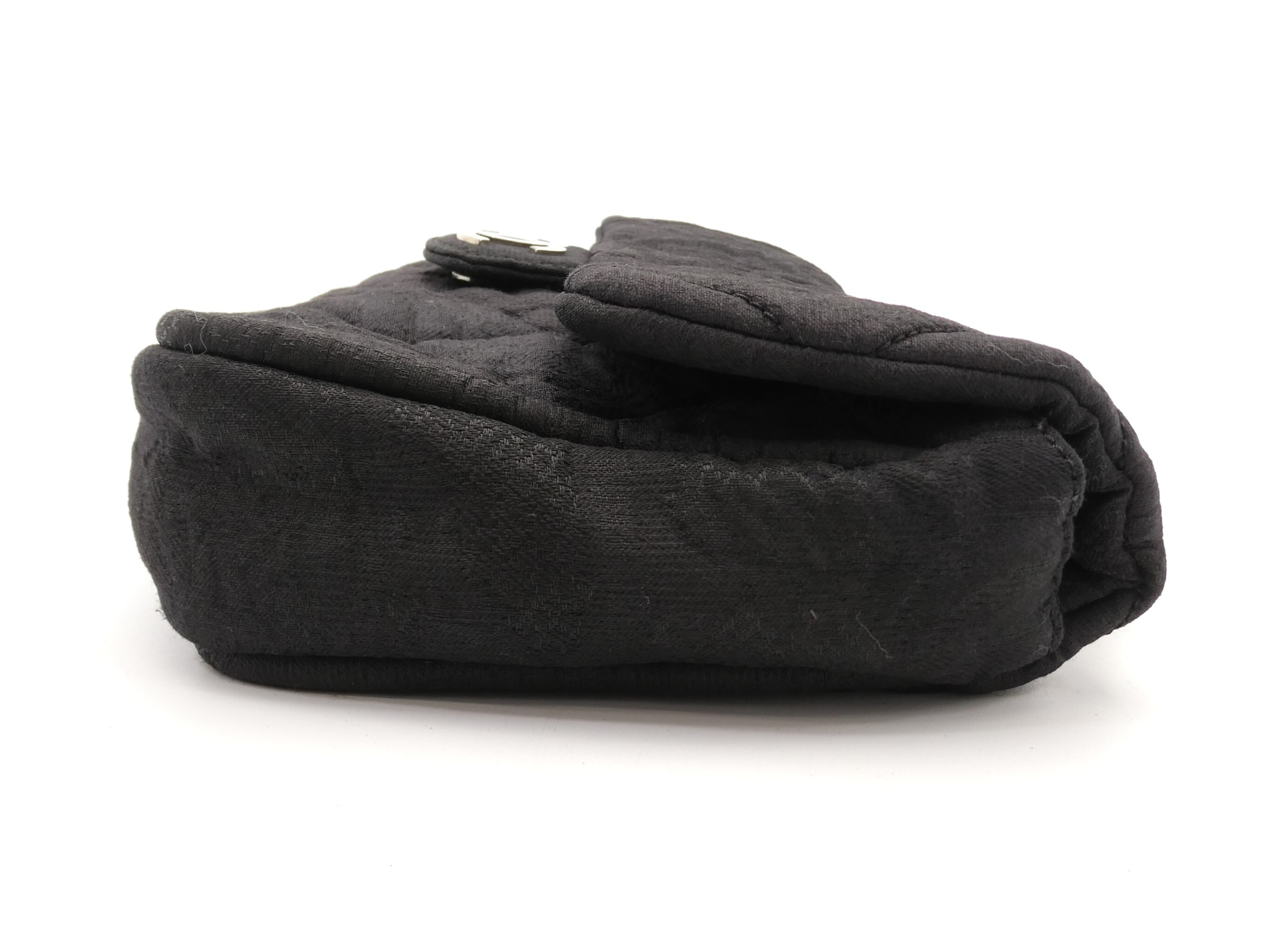 Matelassé Coco Mark Coated Canvas Double Chain Shoulder Bag — view 4