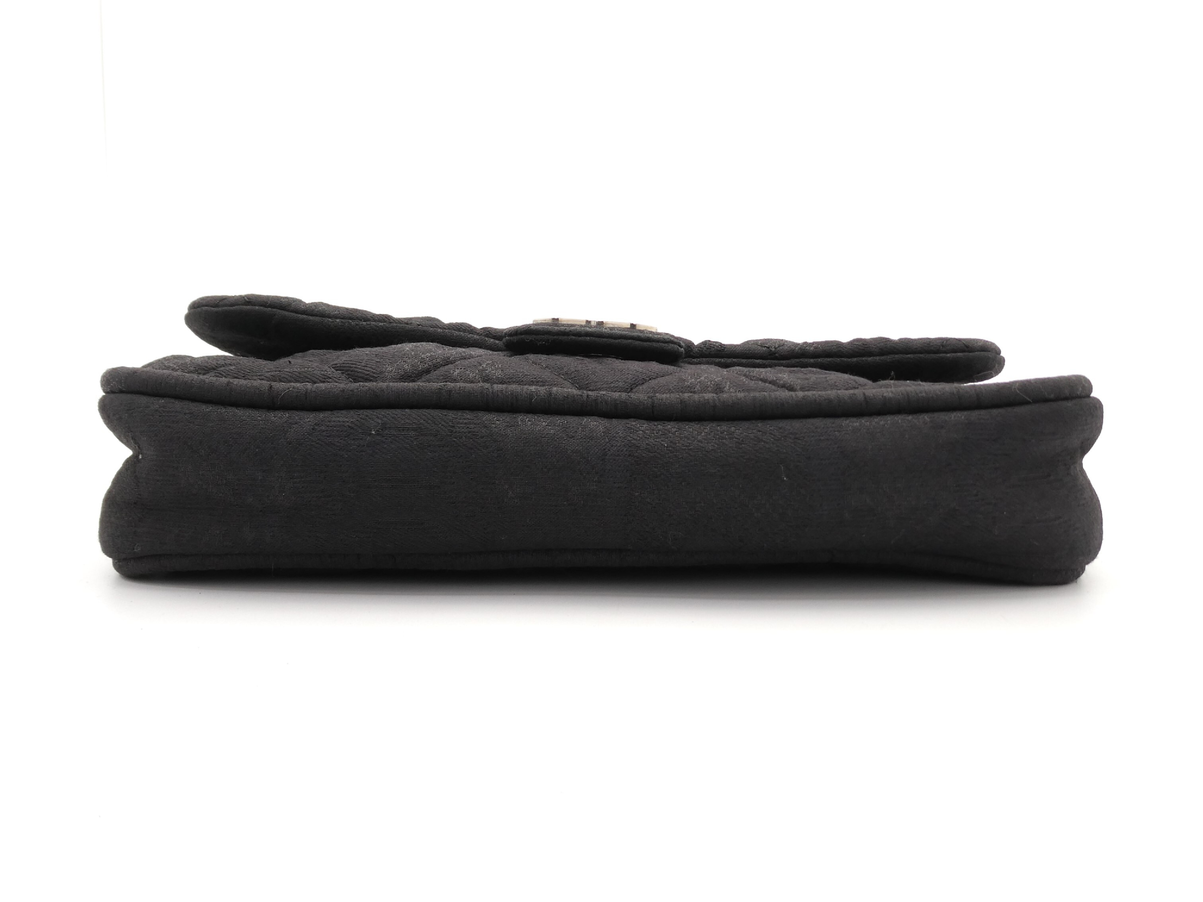 Matelassé Coco Mark Coated Canvas Double Chain Shoulder Bag — view 5