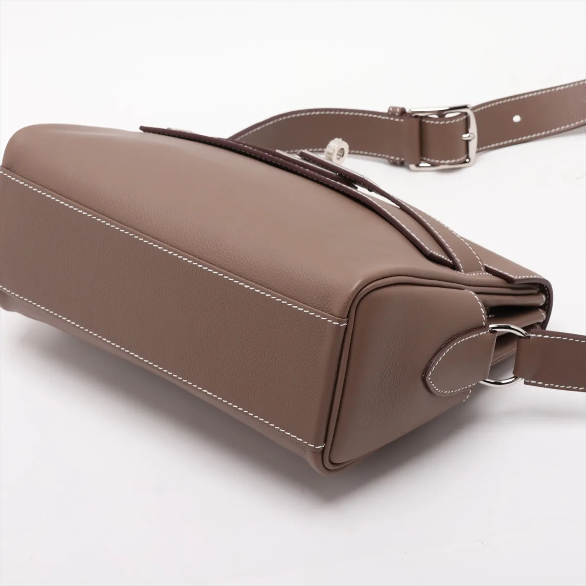 [Individually packaged] Hermes Kelly Messenger PM Evercolor Etoupe Silver Hardware K: 2025 — view 3