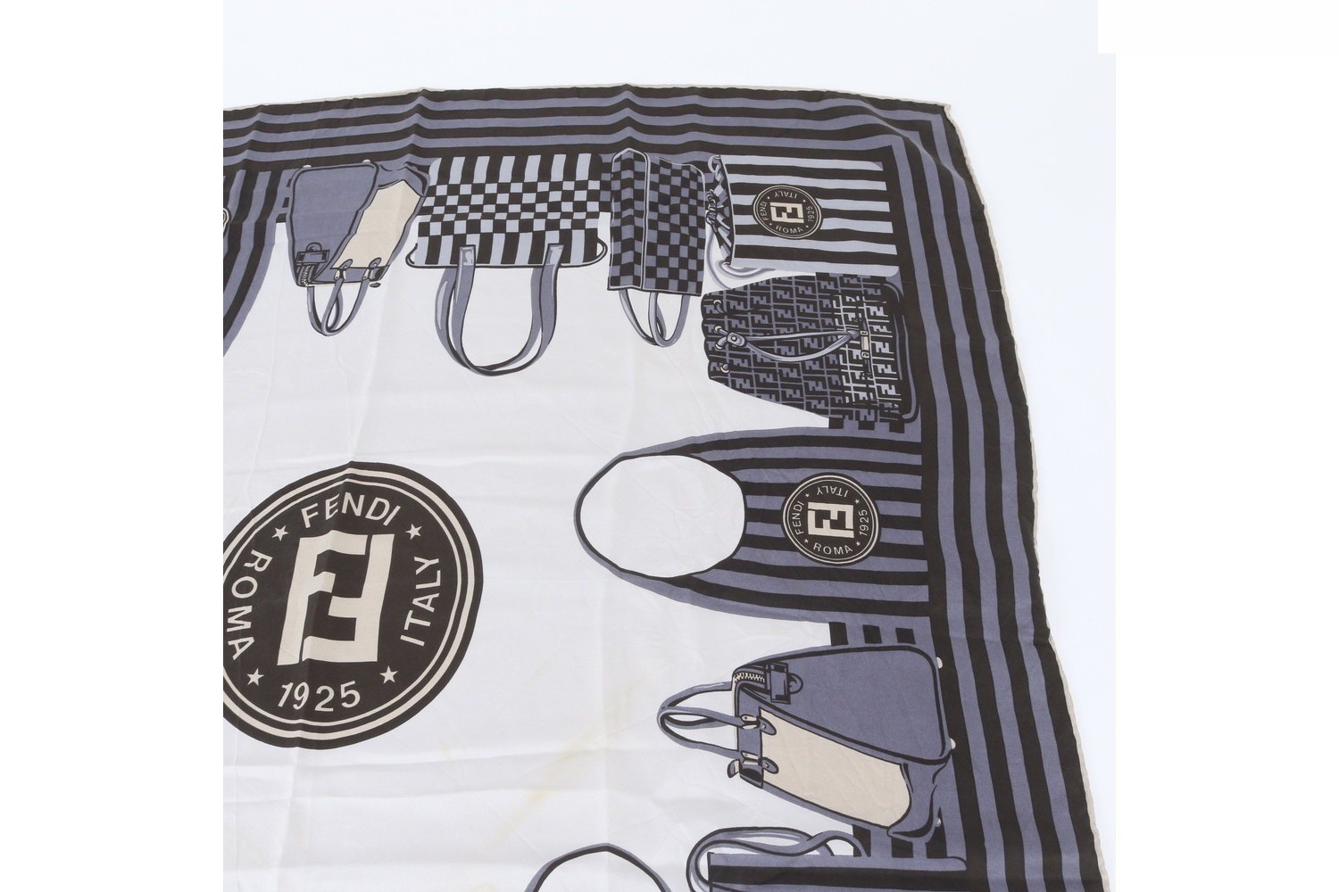100% Silk Scarf with Tag — view 3