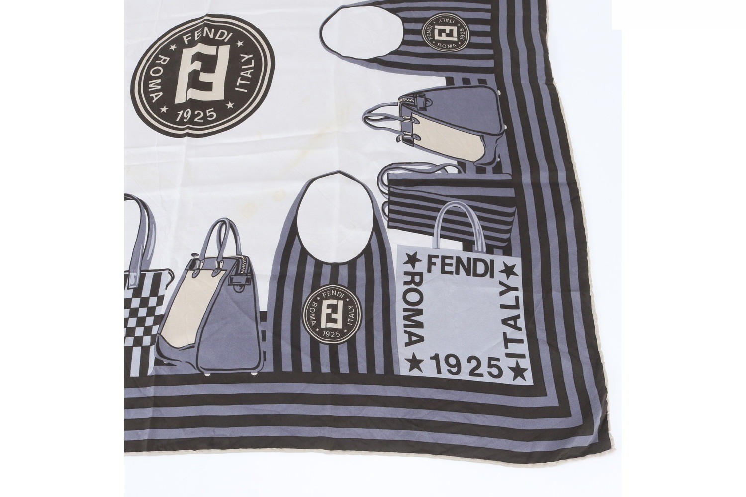 100% Silk Scarf with Tag — view 5