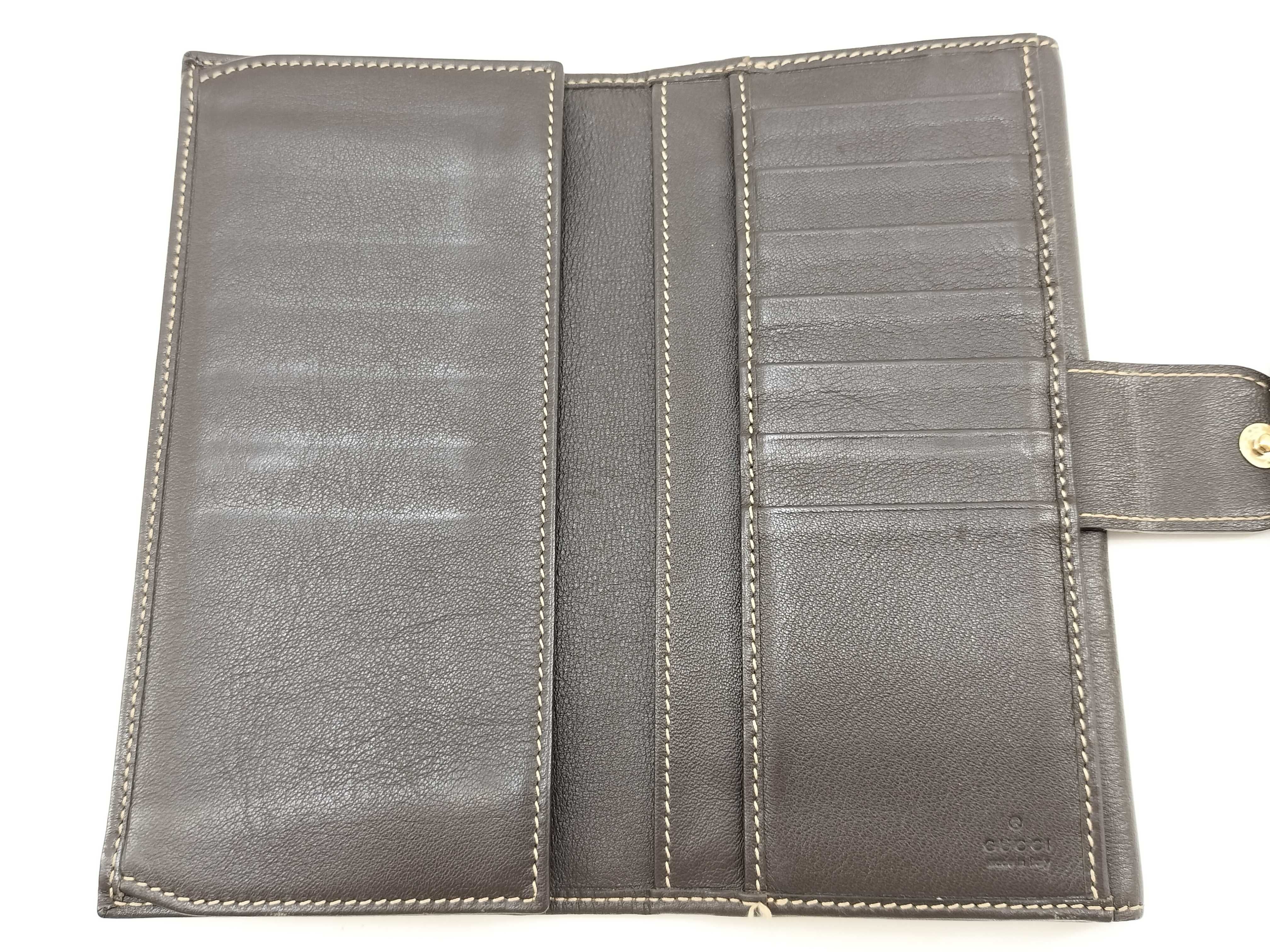 GG Canvas 203550 Heart Canvas Long Wallet — view 10