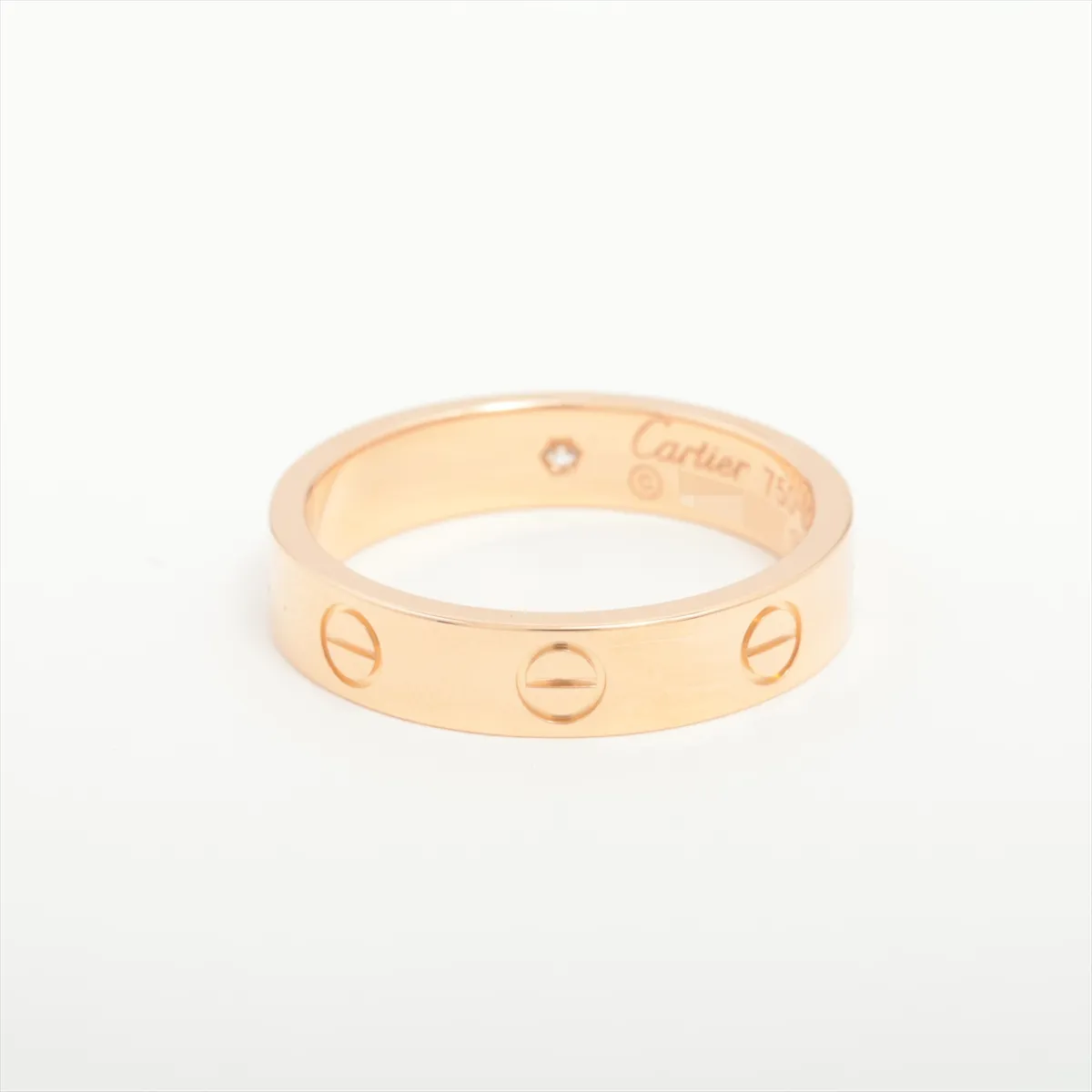 Mini Love 1P Diamond Ring 750(PG) 4.5g 52 RI0817 — view 2
