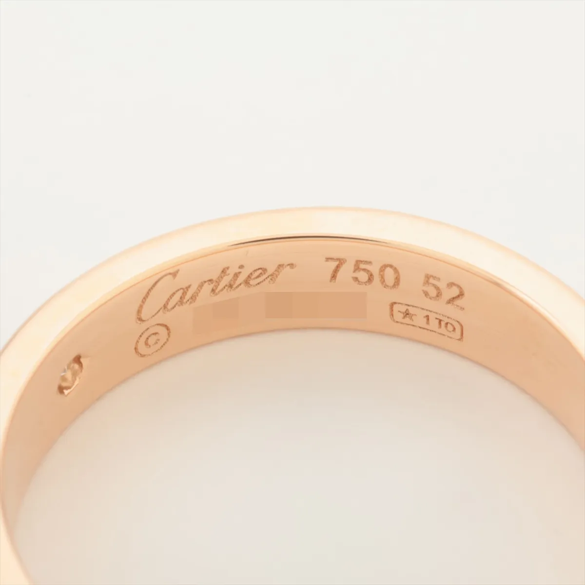 Mini Love 1P Diamond Ring 750(PG) 4.5g 52 RI0817 — view 3
