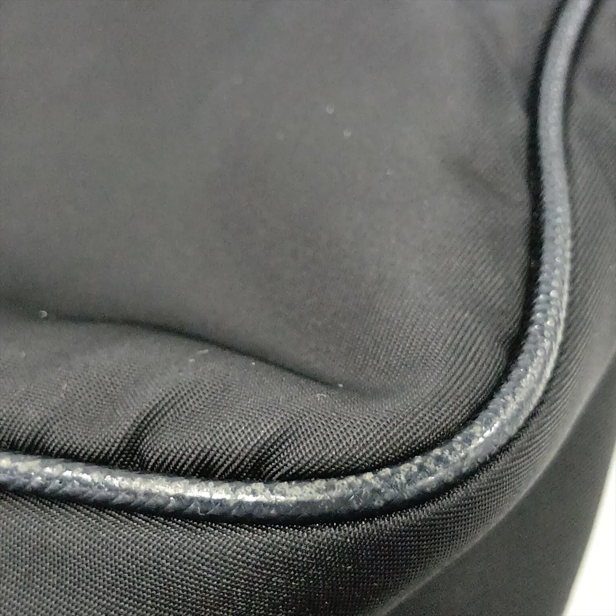 Tessuto Nylon x Leather Shoulder Bag, Black — view 10