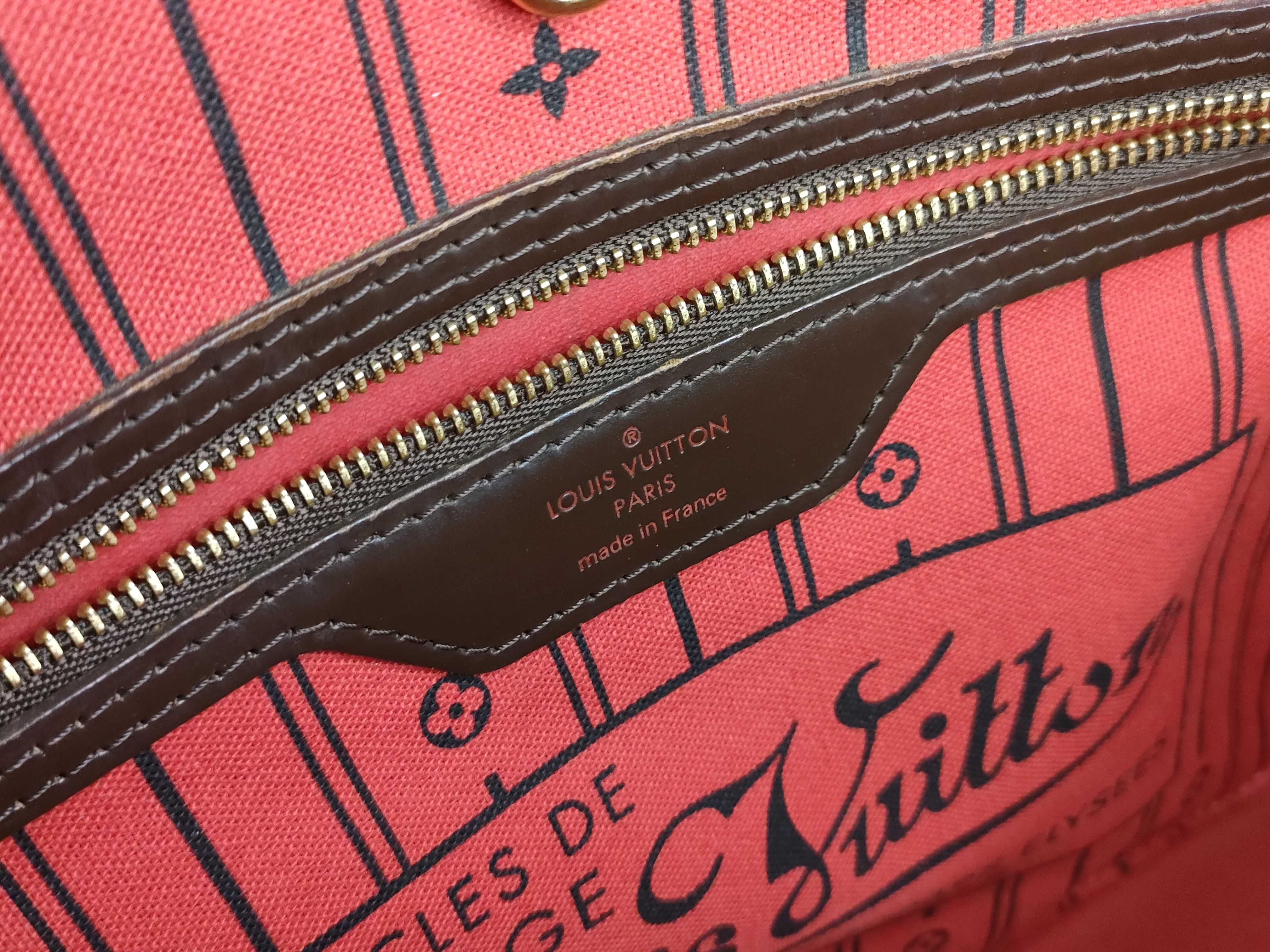 Damier Neverfull MM Tote Bag N51105 AR4182 — view 11
