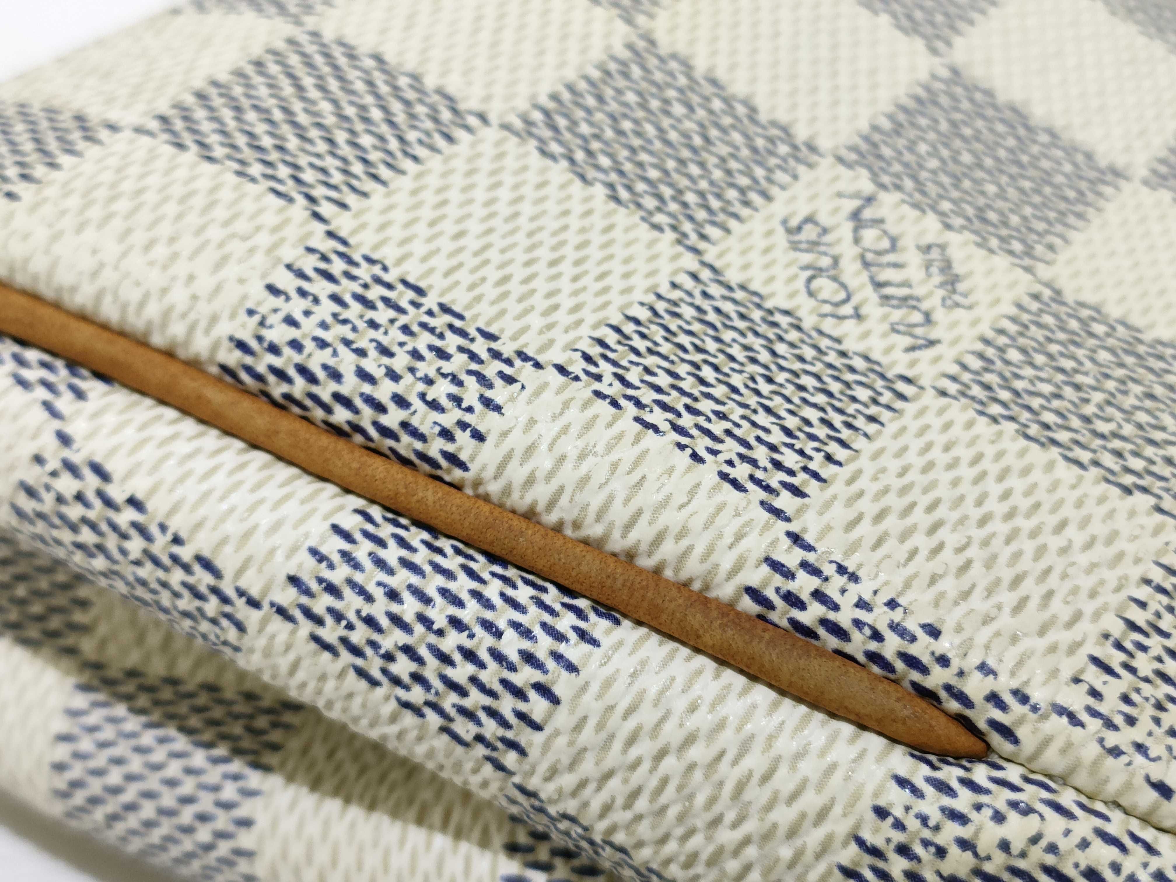 Damier Azur Eva N55214 White DU4100 Shoulder Bag — view 13