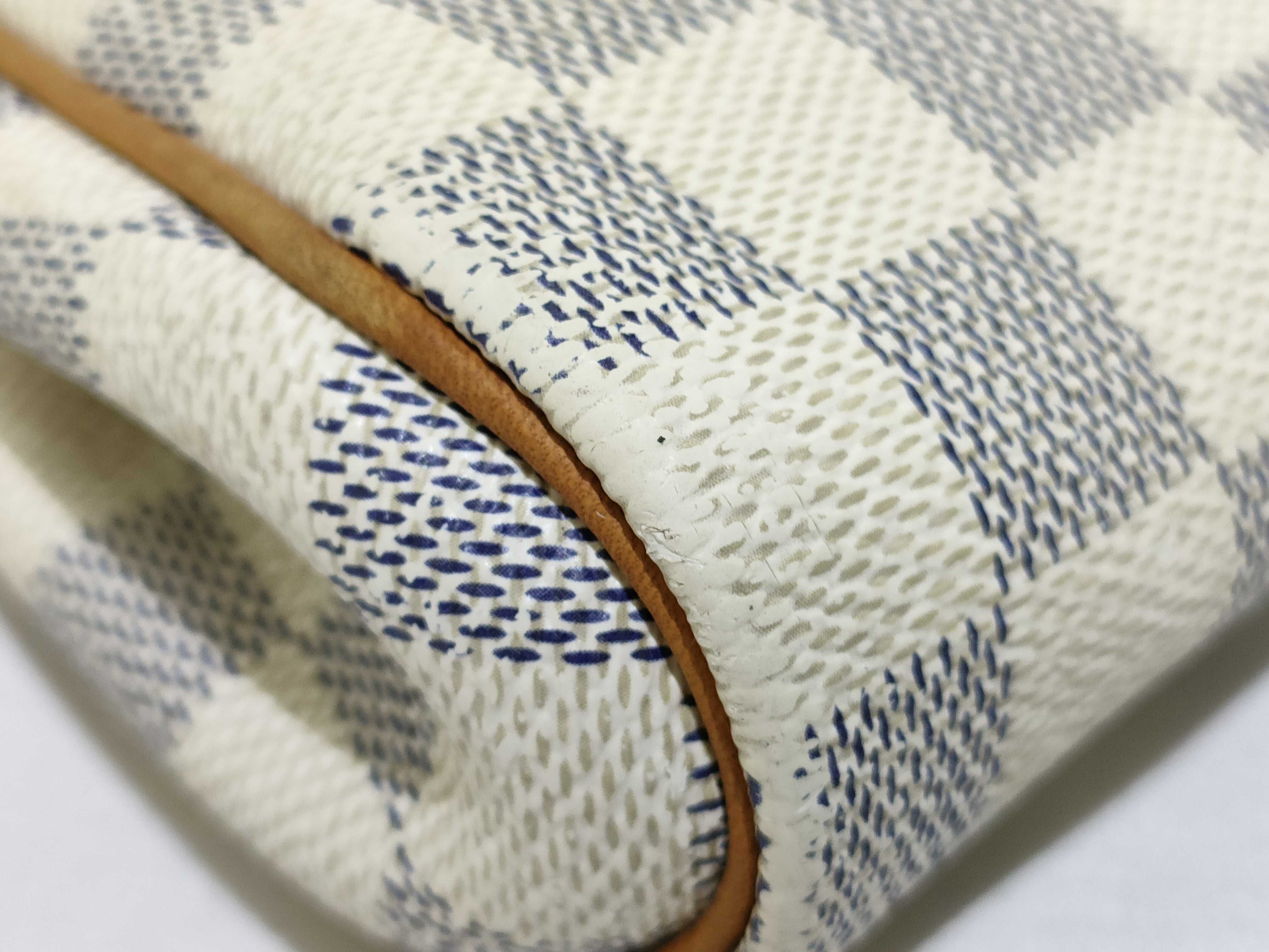 Damier Azur Eva N55214 White DU4100 Shoulder Bag — view 6
