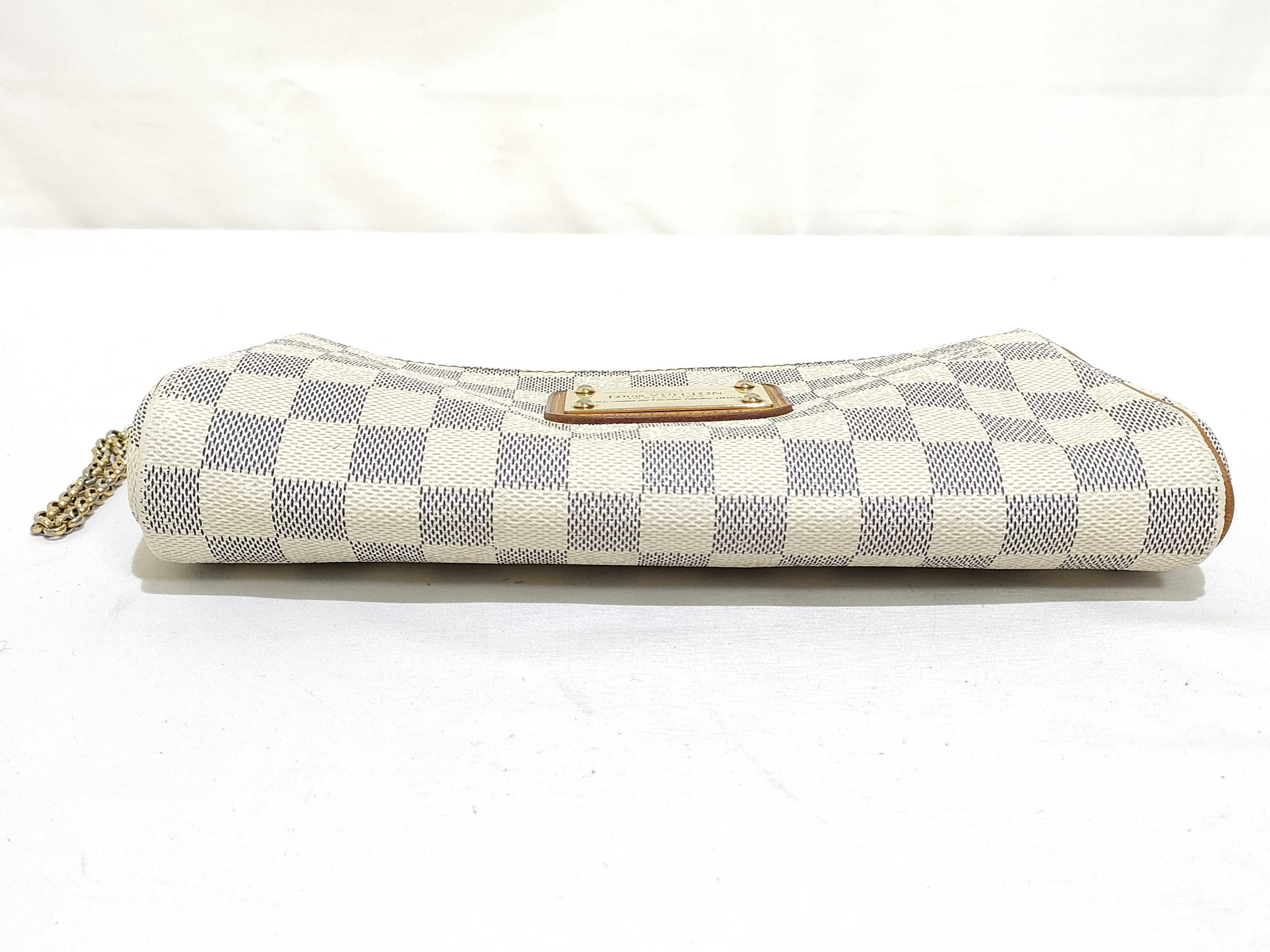 Damier Azur Eva N55214 White DU4100 Shoulder Bag — view 7