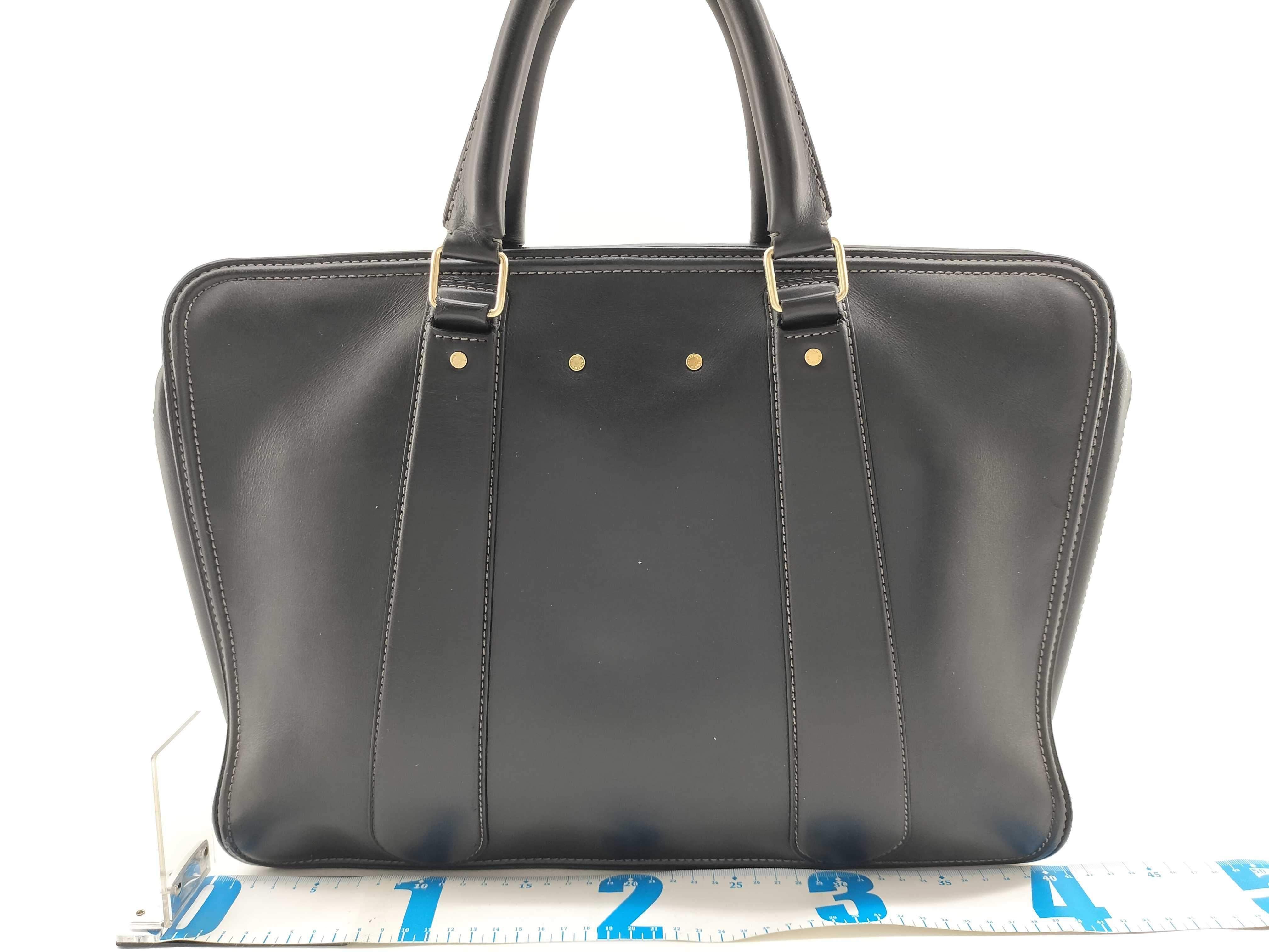 Cuir Vecchia Calf Leather Business Bag Black Serial Business Bag — view 2