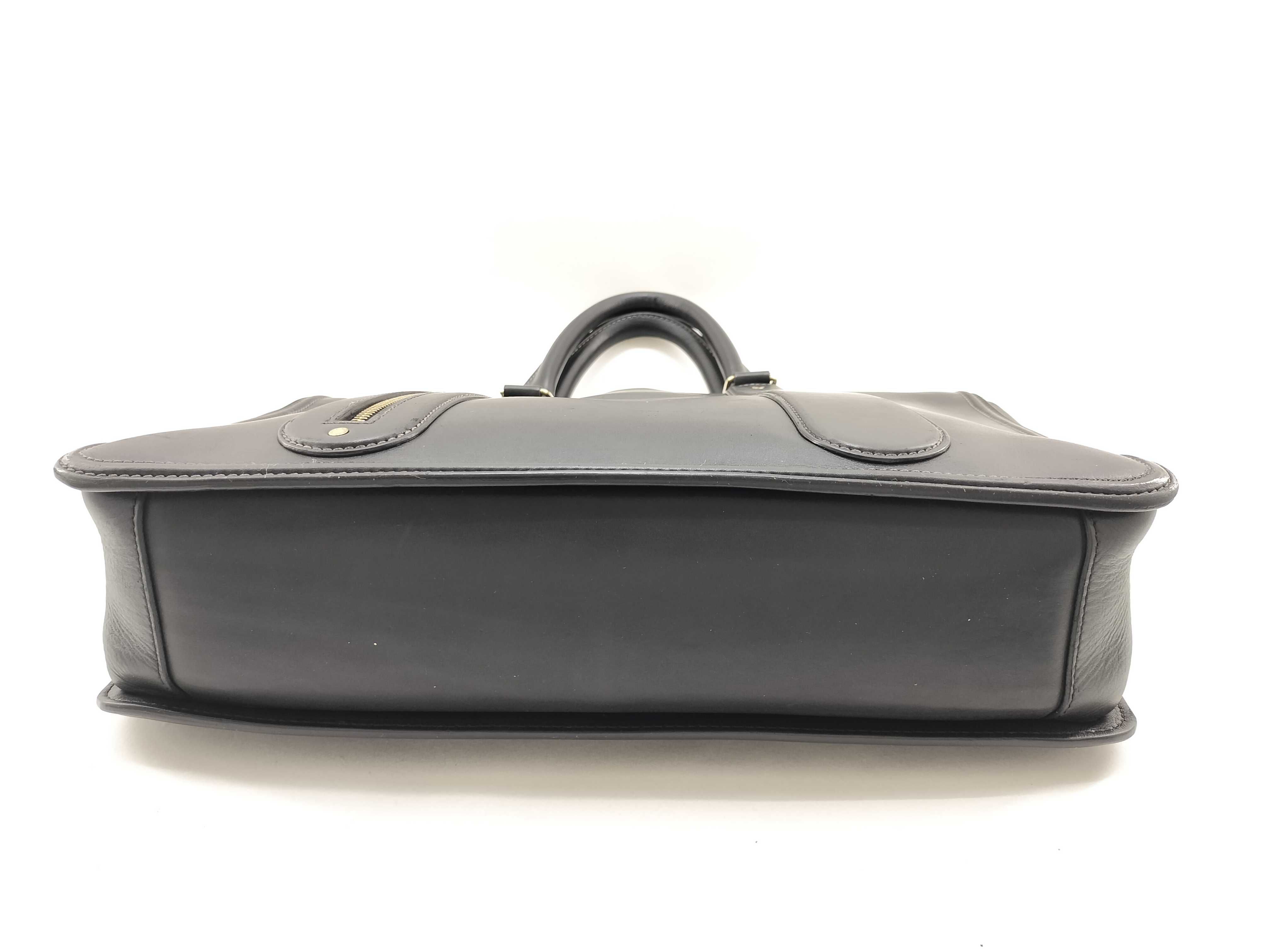 Cuir Vecchia Calf Leather Business Bag Black Serial Business Bag — view 4