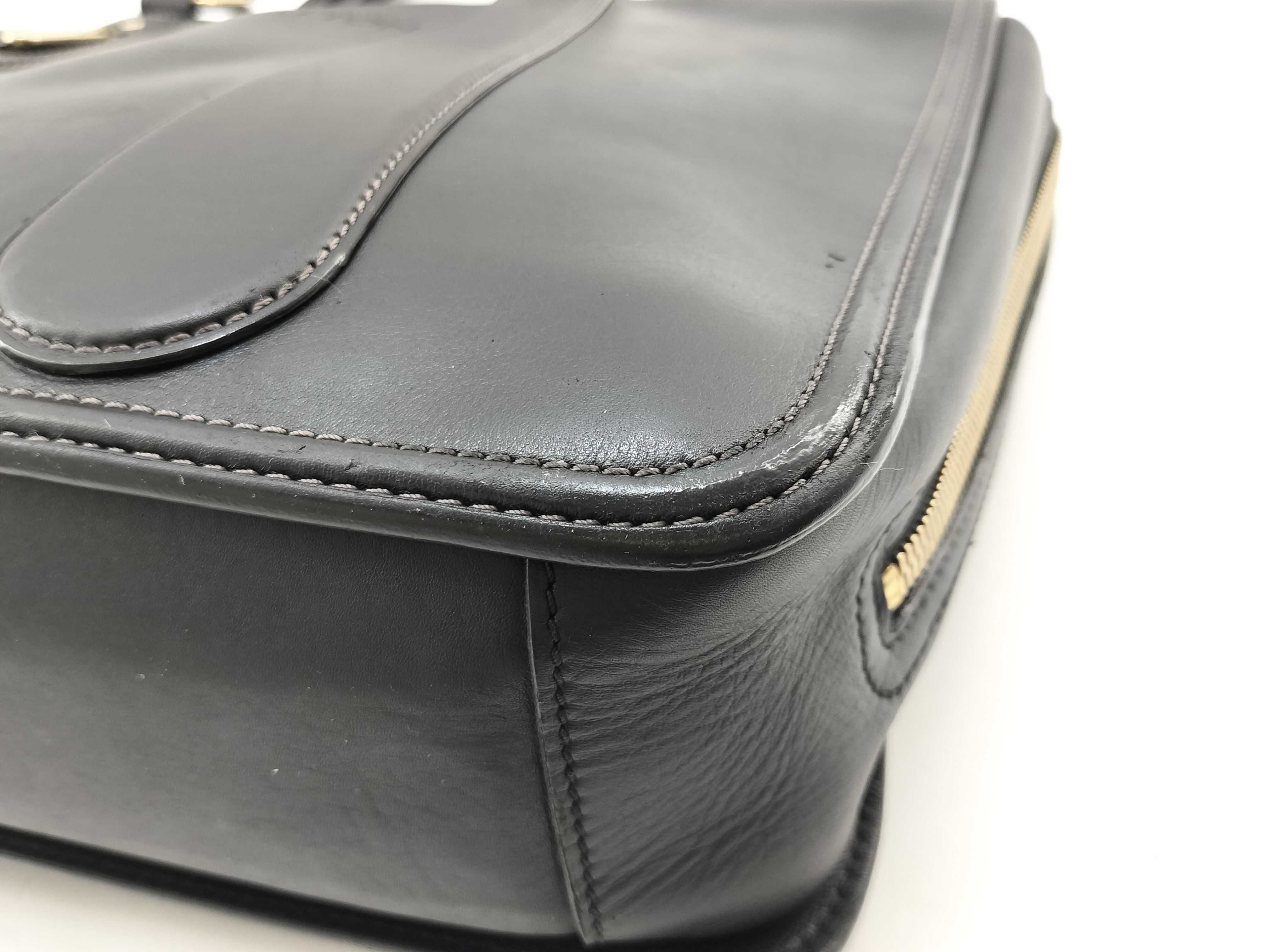 Cuir Vecchia Calf Leather Business Bag Black Serial Business Bag — view 5