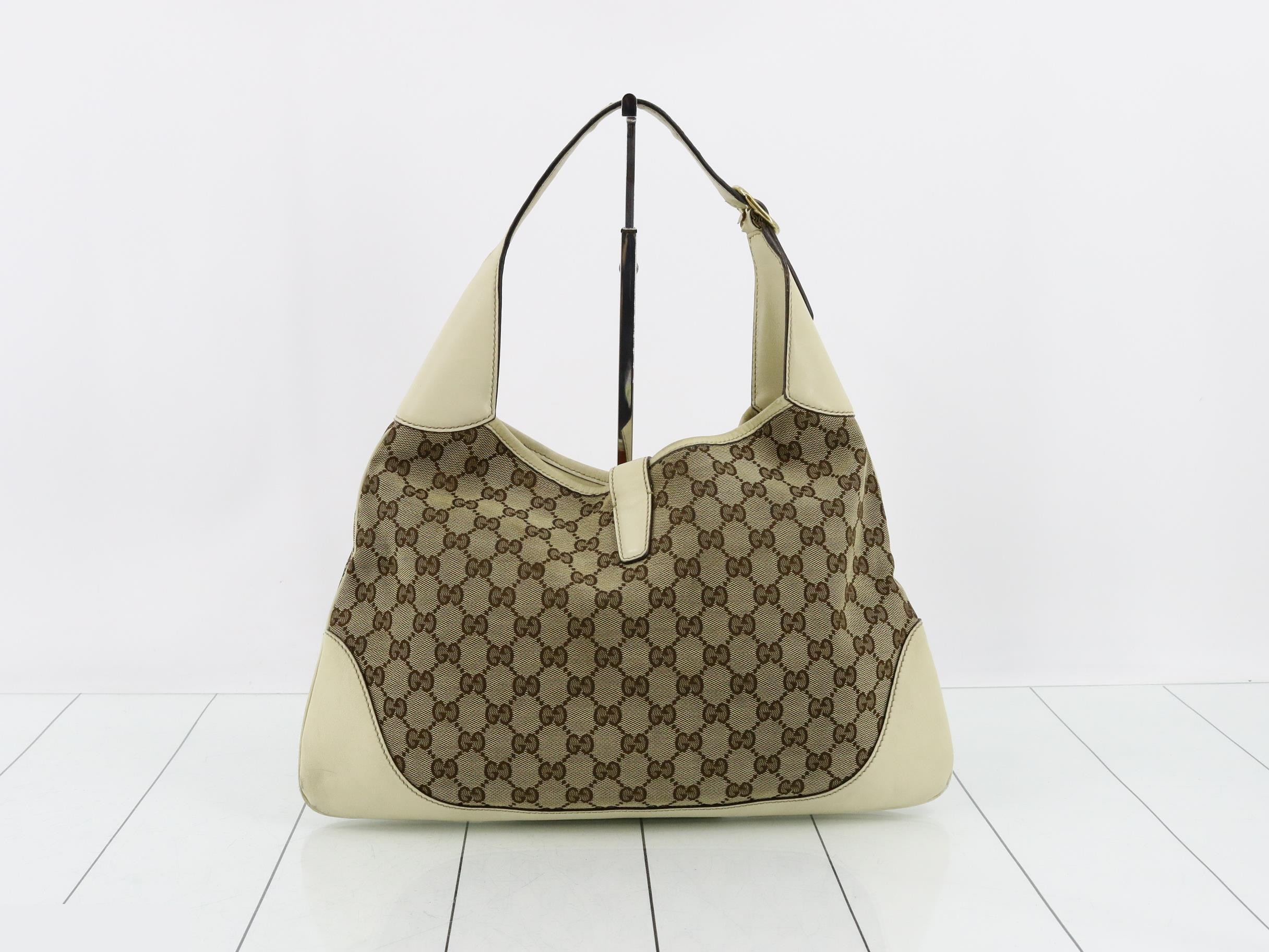 GG Canvas Jackie Sherry Line One-Shoulder Bag — view 2