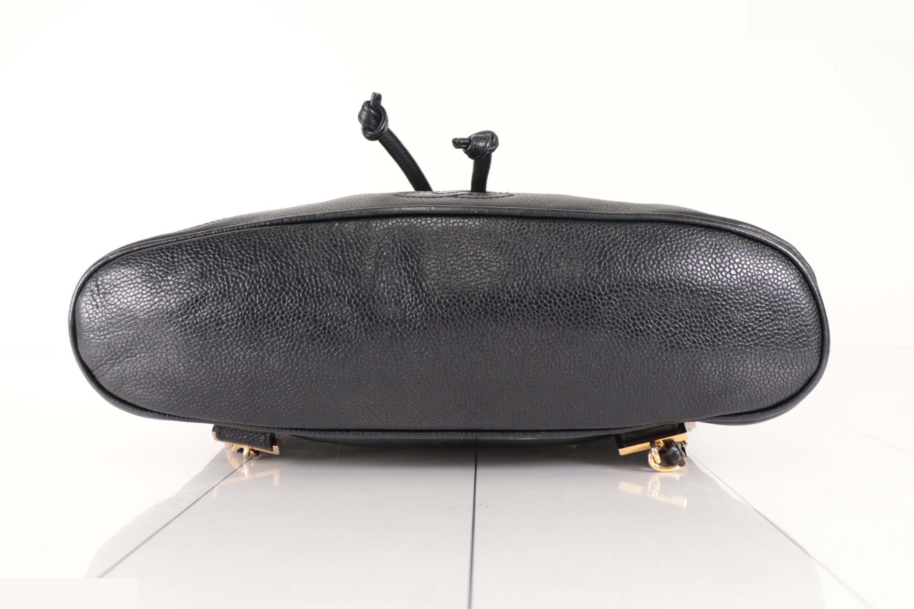 Triple Coco Caviar Chain Backpack, Unit #5 — view 6