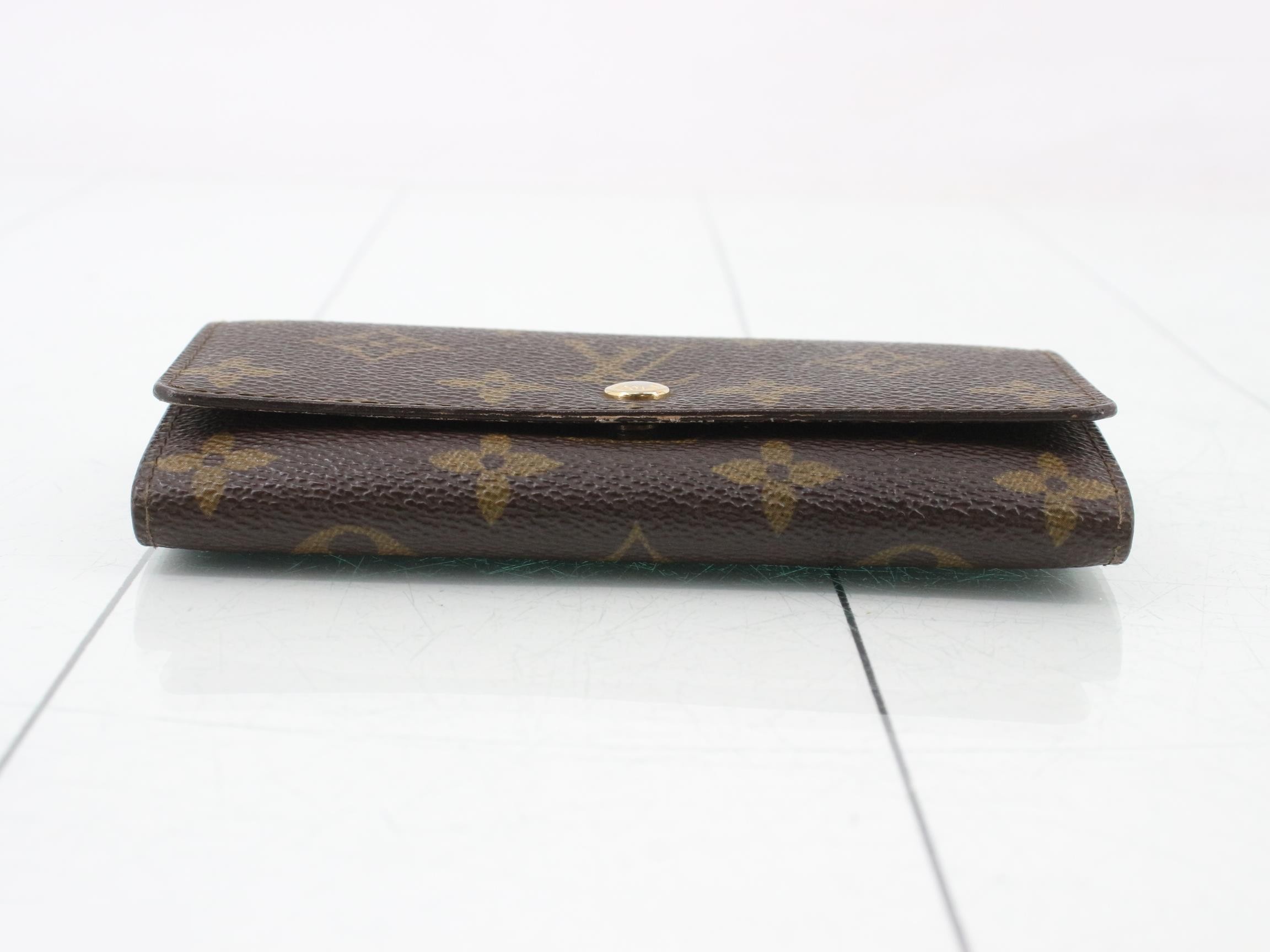 M61735 Portemonnaie Zip Bi-fold Wallet Monogram Brown — view 3