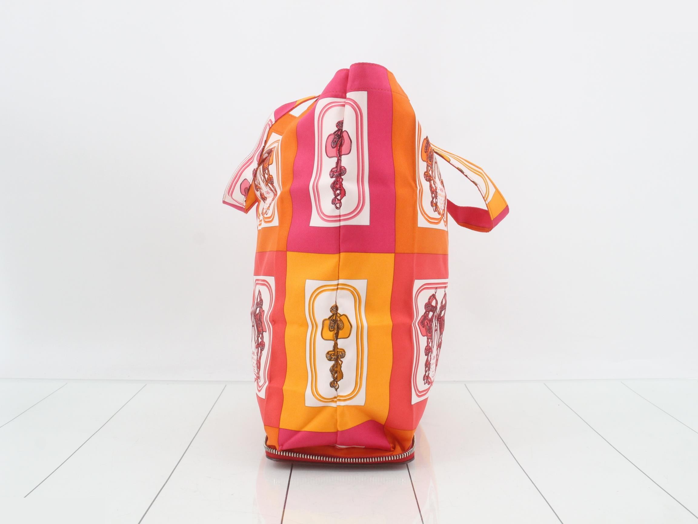 Silky Pop Buffalo Eco Bag, Red, L Stamp — view 4