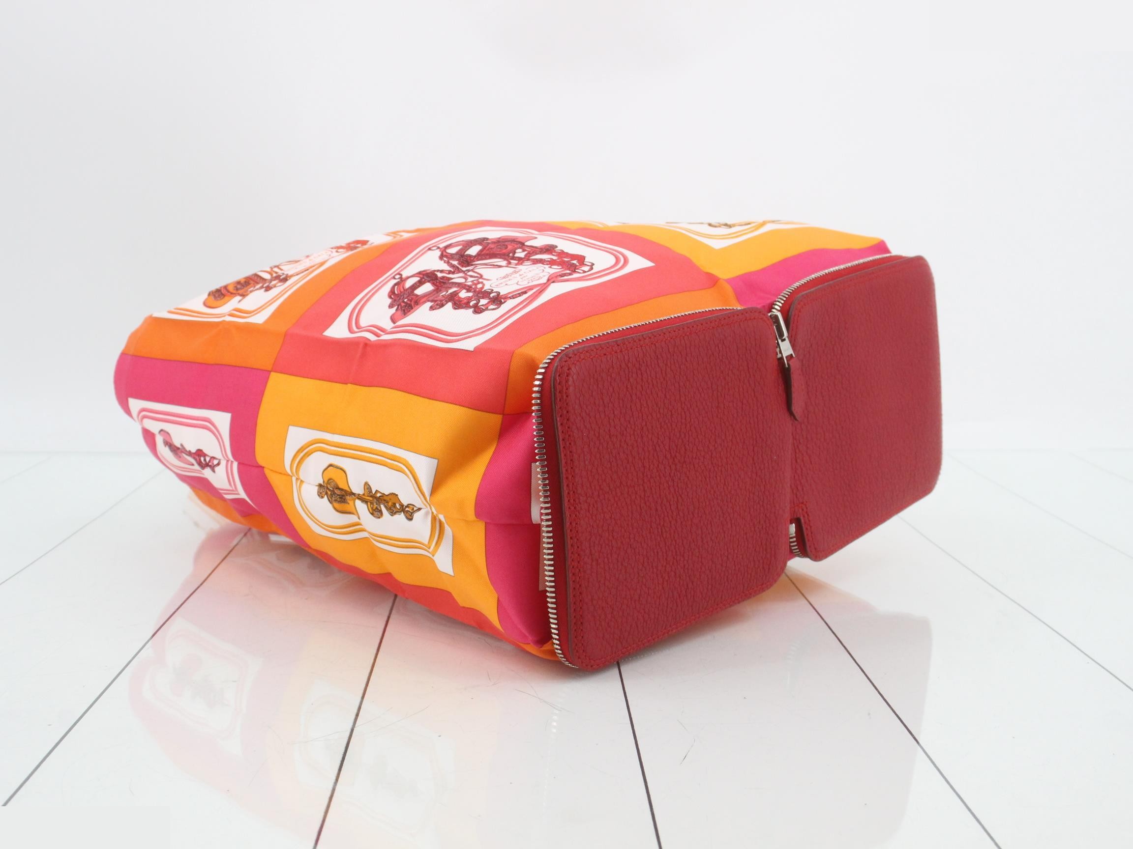 Silky Pop Buffalo Eco Bag, Red, L Stamp — view 5