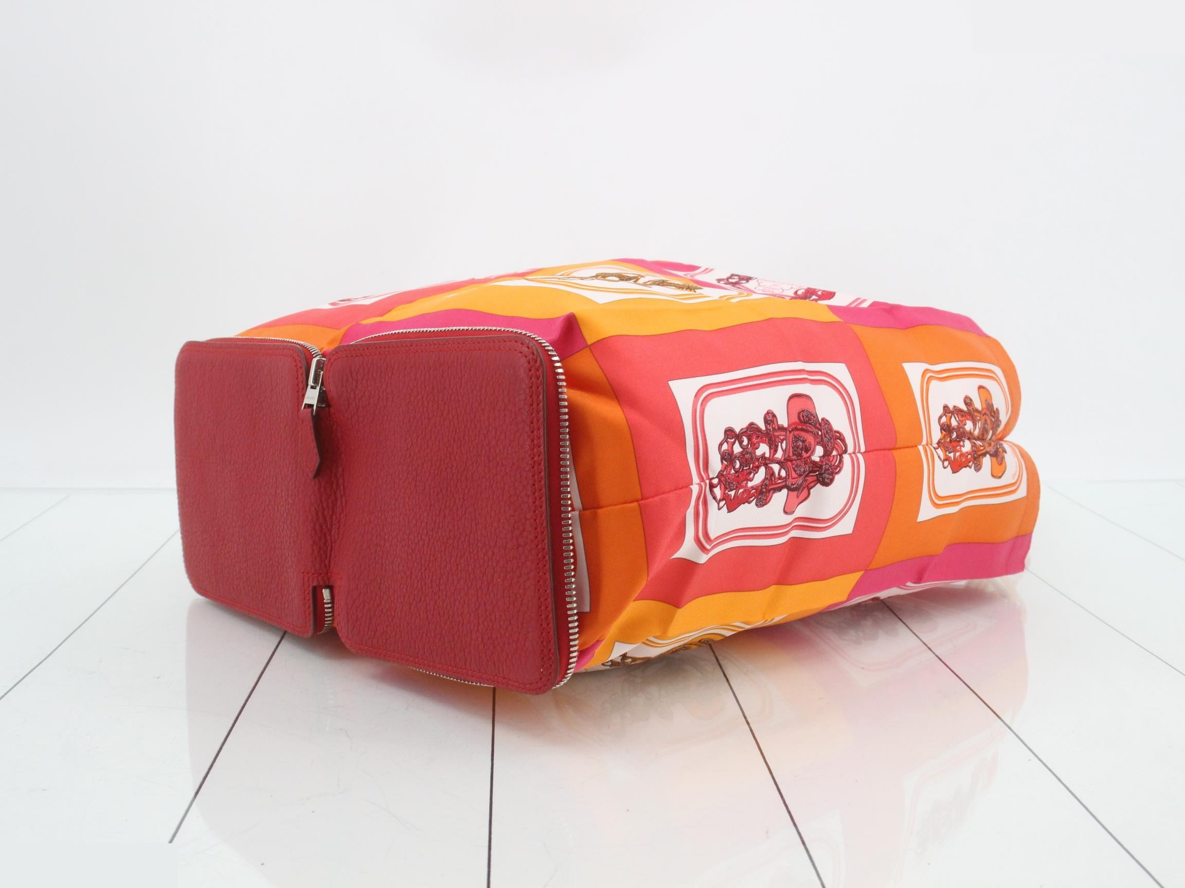 Silky Pop Buffalo Eco Bag, Red, L Stamp — view 6