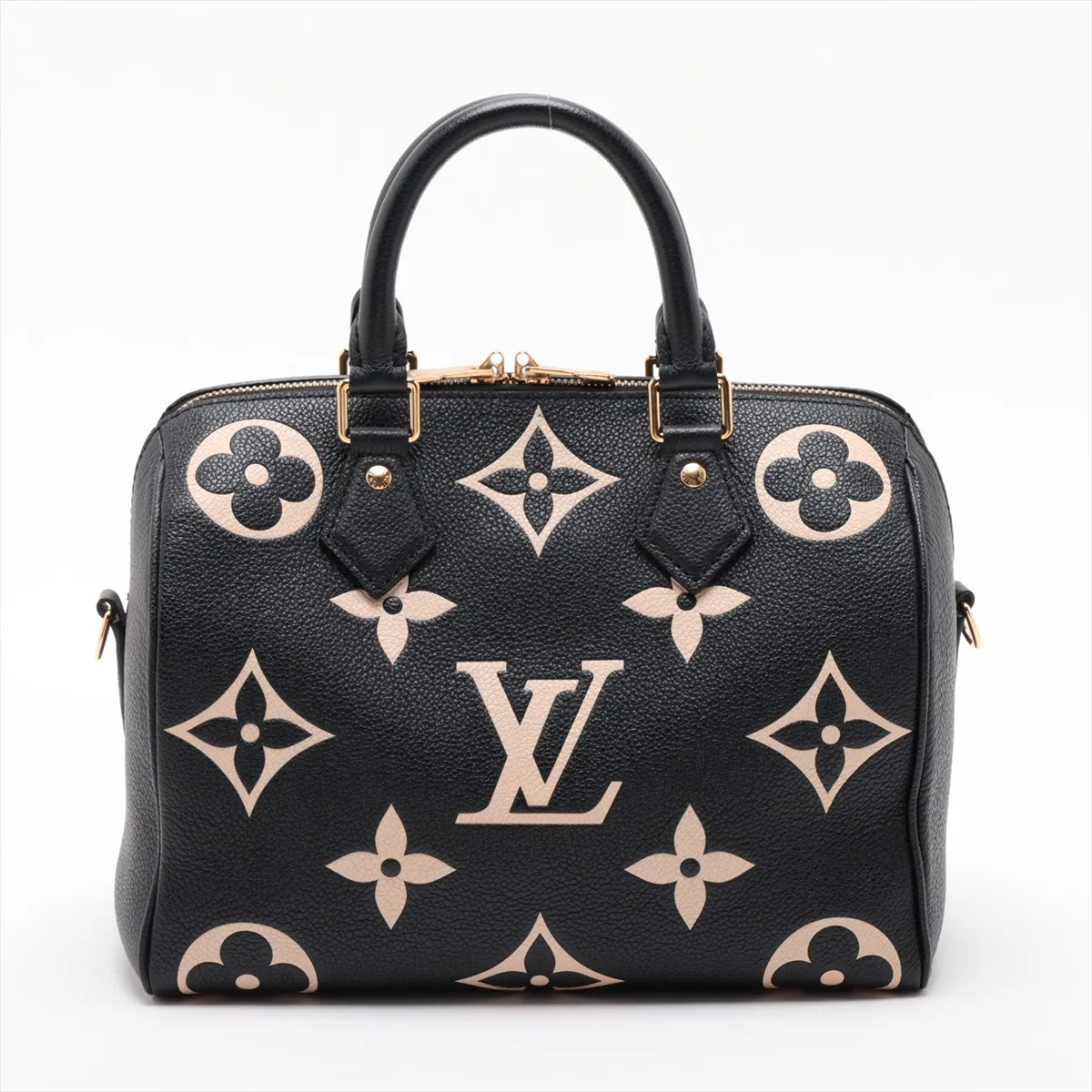Bicolor Monogram Empreinte Speedy Bandoulière 25 M58947 Black (RFID detected) — view 2