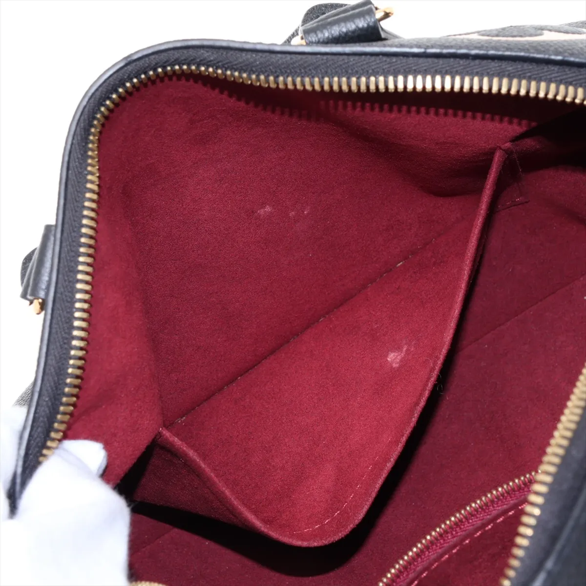 Bicolor Monogram Empreinte Speedy Bandoulière 25 M58947 Black (RFID detected) — view 10