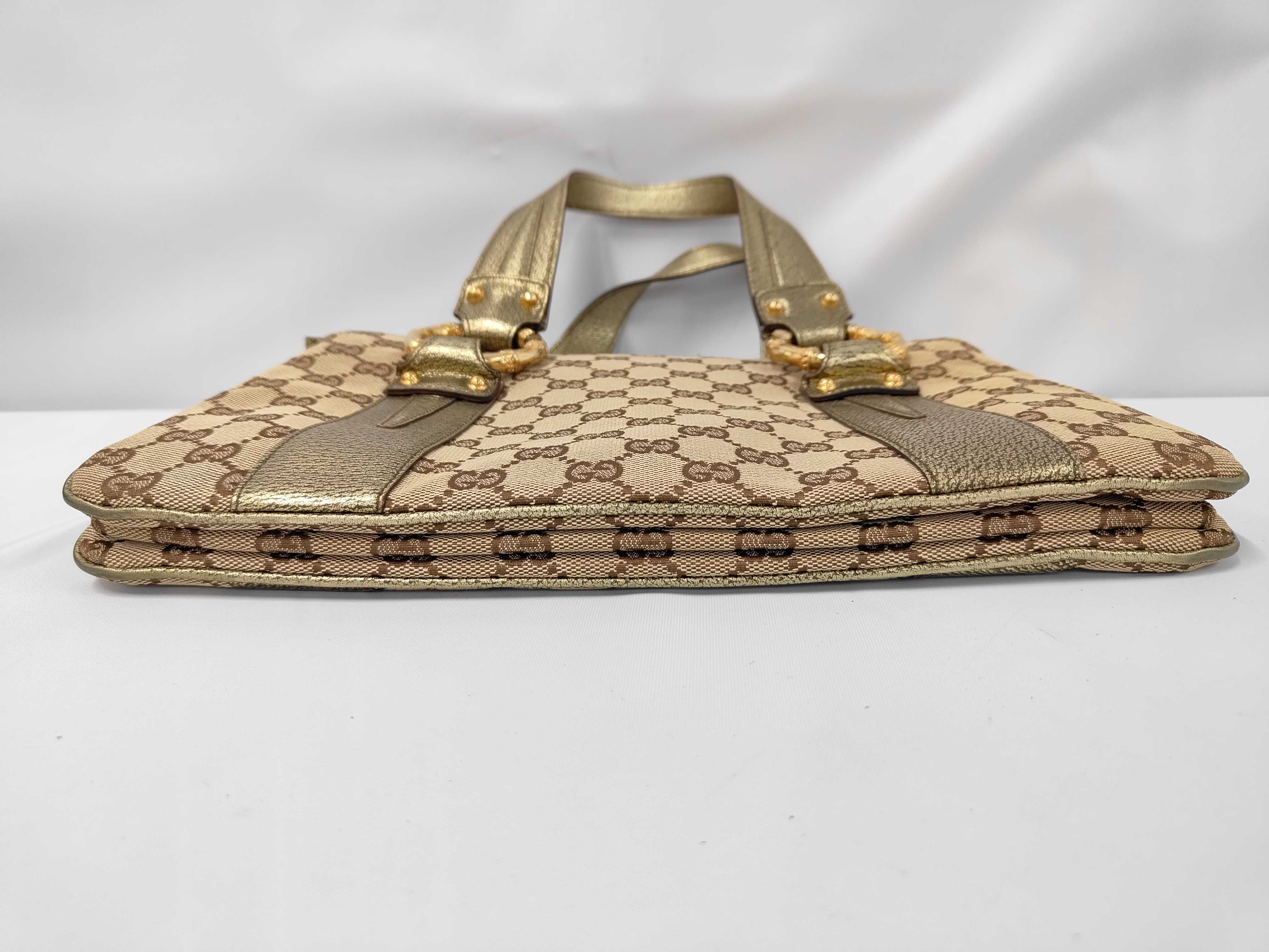 GG Monogram Bamboo Ring Handbag — view 3