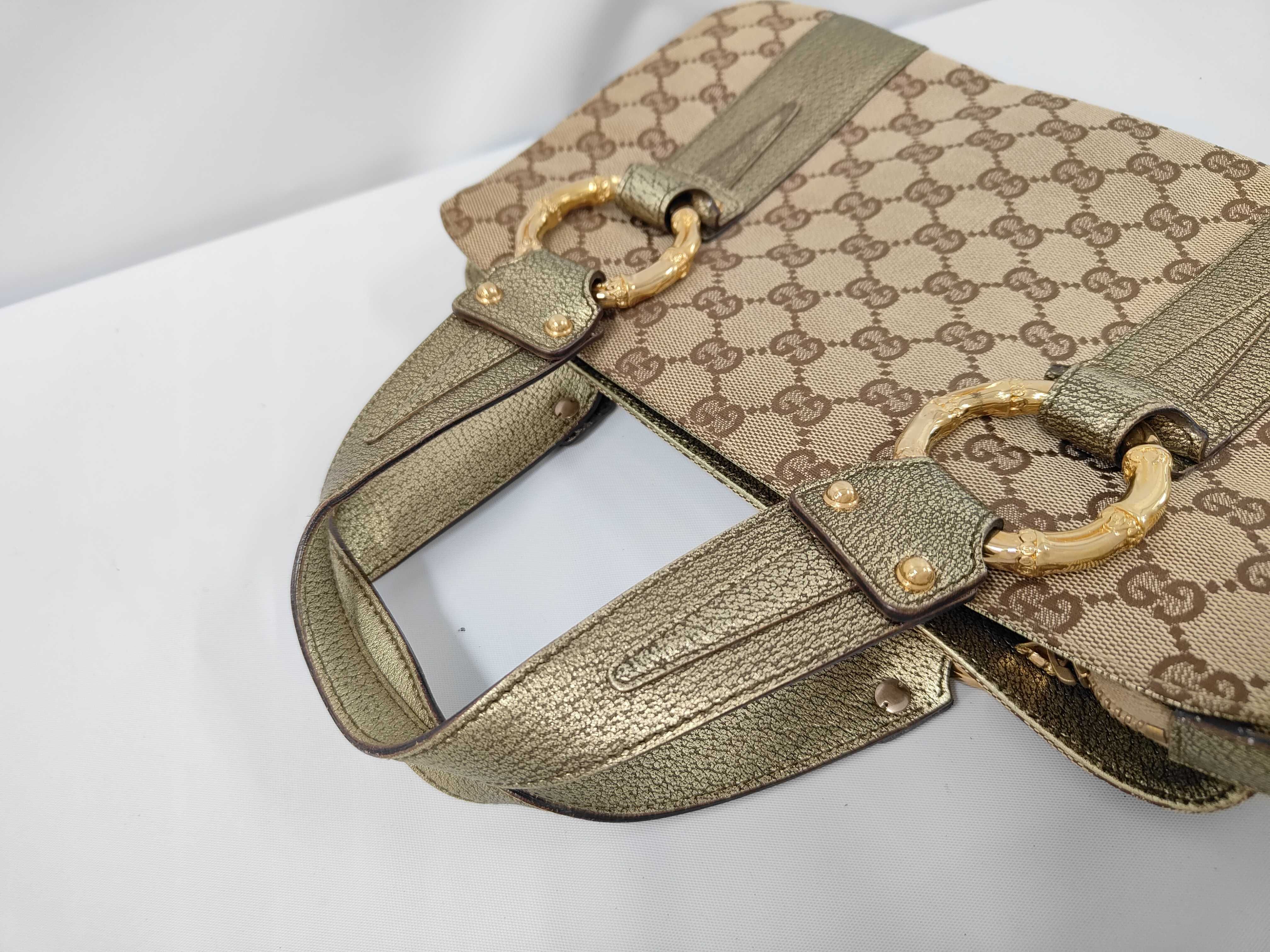 GG Monogram Bamboo Ring Handbag — view 5