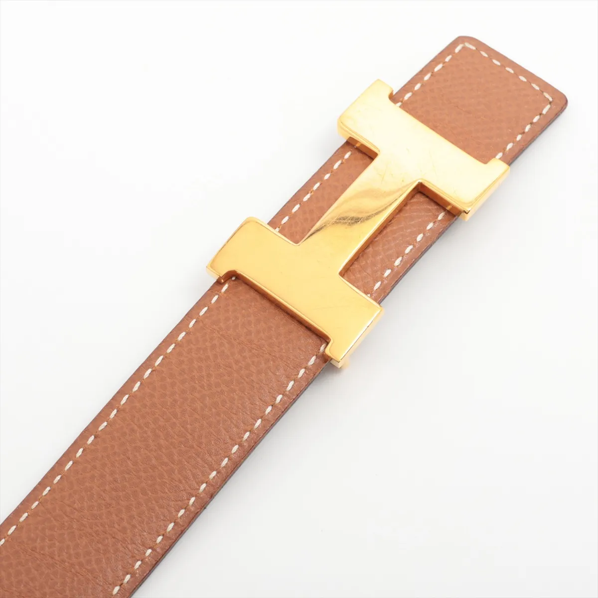 Mini Constance H-belt Z: 1996 Belt 65 Leather x GP Brown x Black — view 2