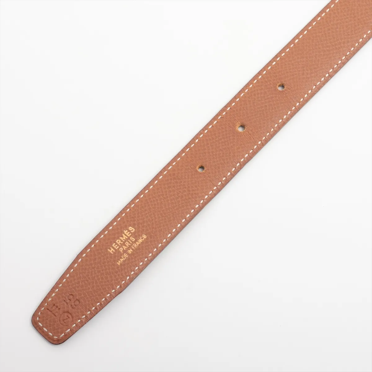 Mini Constance H-belt Z: 1996 Belt 65 Leather x GP Brown x Black — view 3
