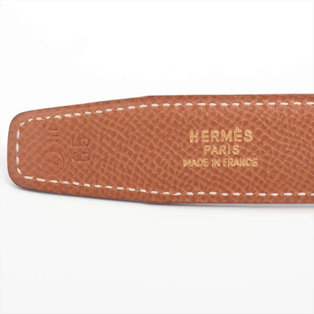 Mini Constance H-belt Z: 1996 Belt 65 Leather x GP Brown x Black — view 5