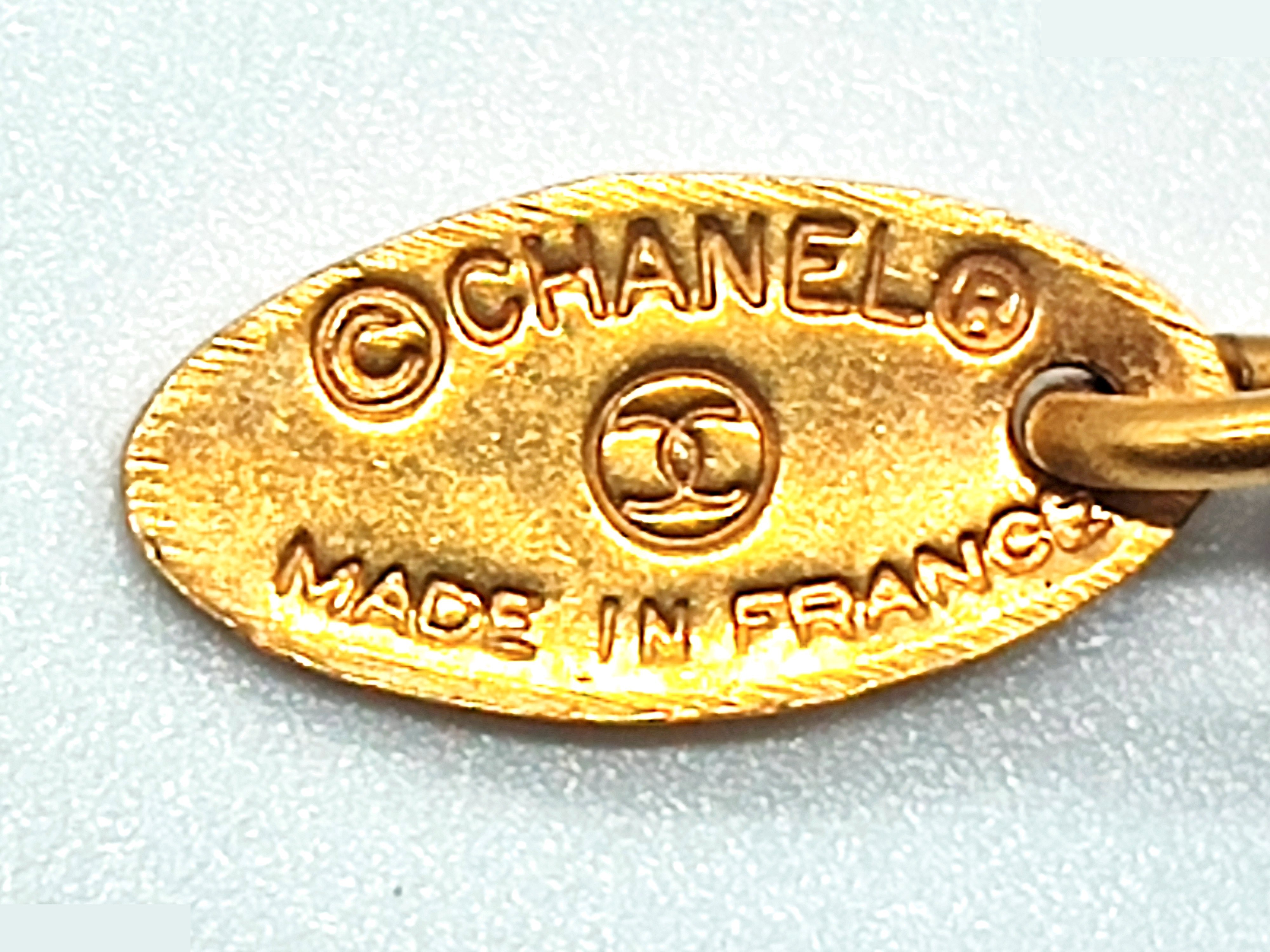 logo necklace, chain approximately 40cm — view 2