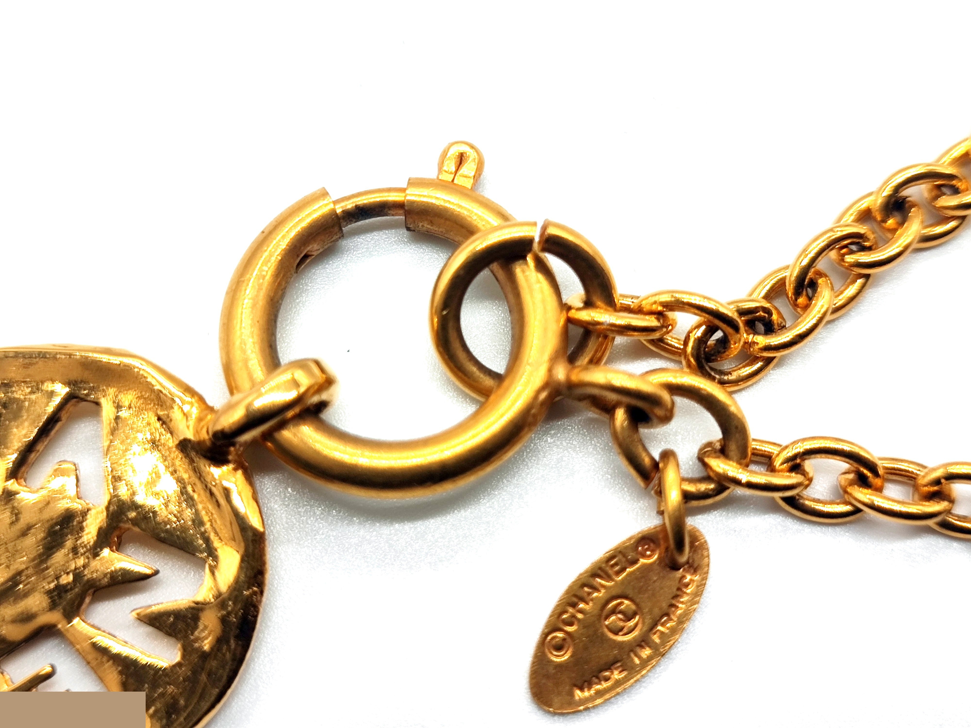 logo necklace, chain approximately 40cm — view 11