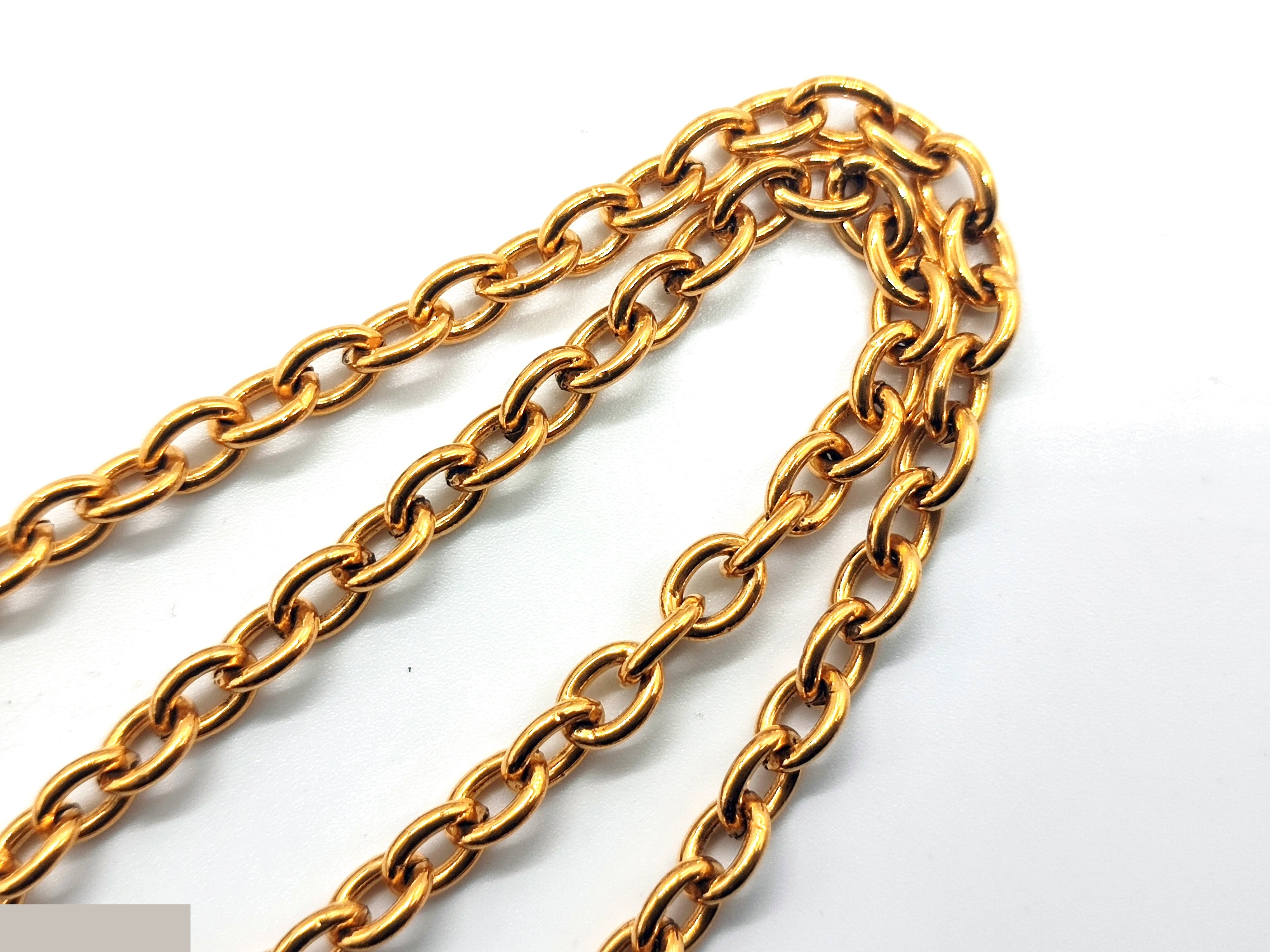 logo necklace, chain approximately 40cm — view 5