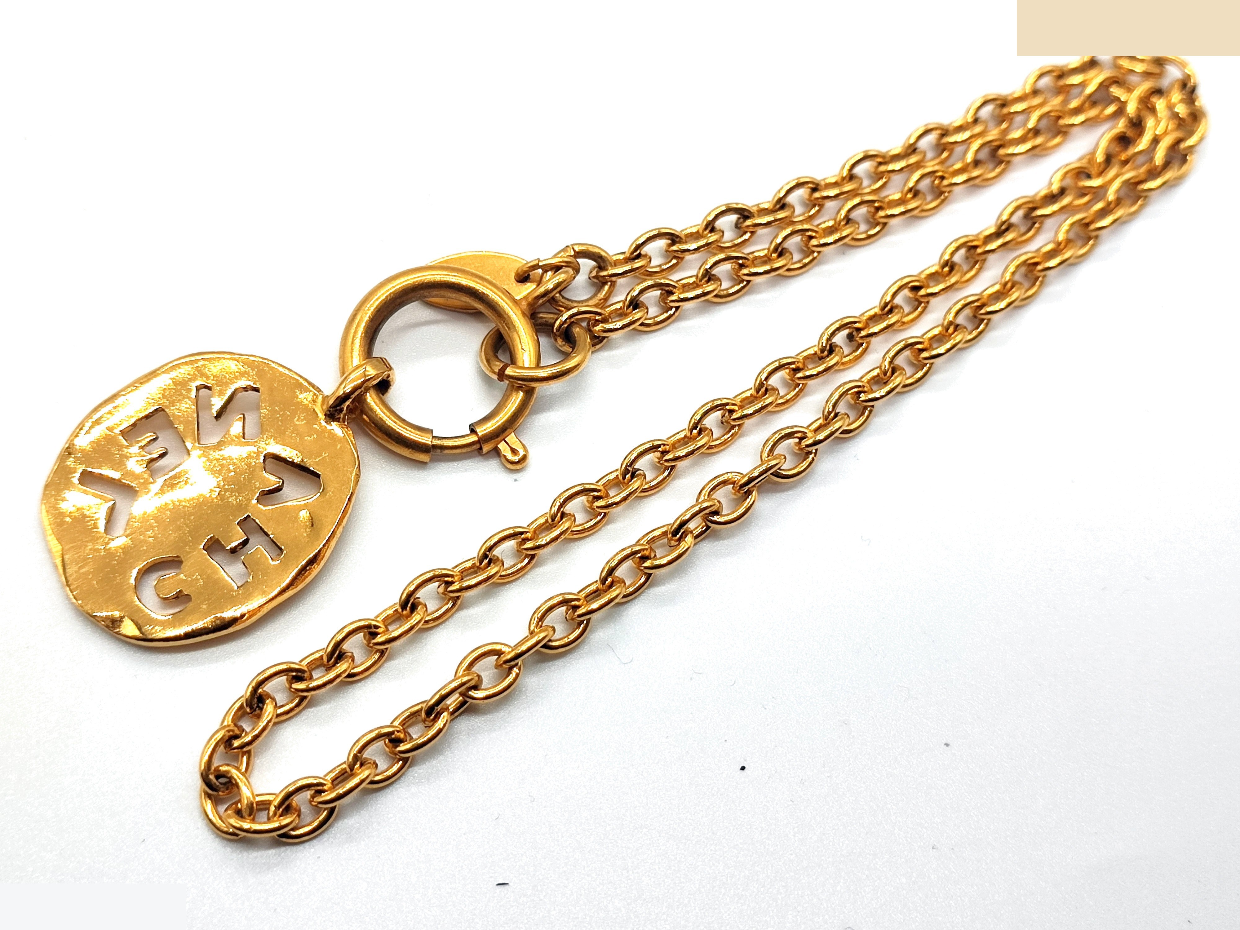 logo necklace, chain approximately 40cm — view 6